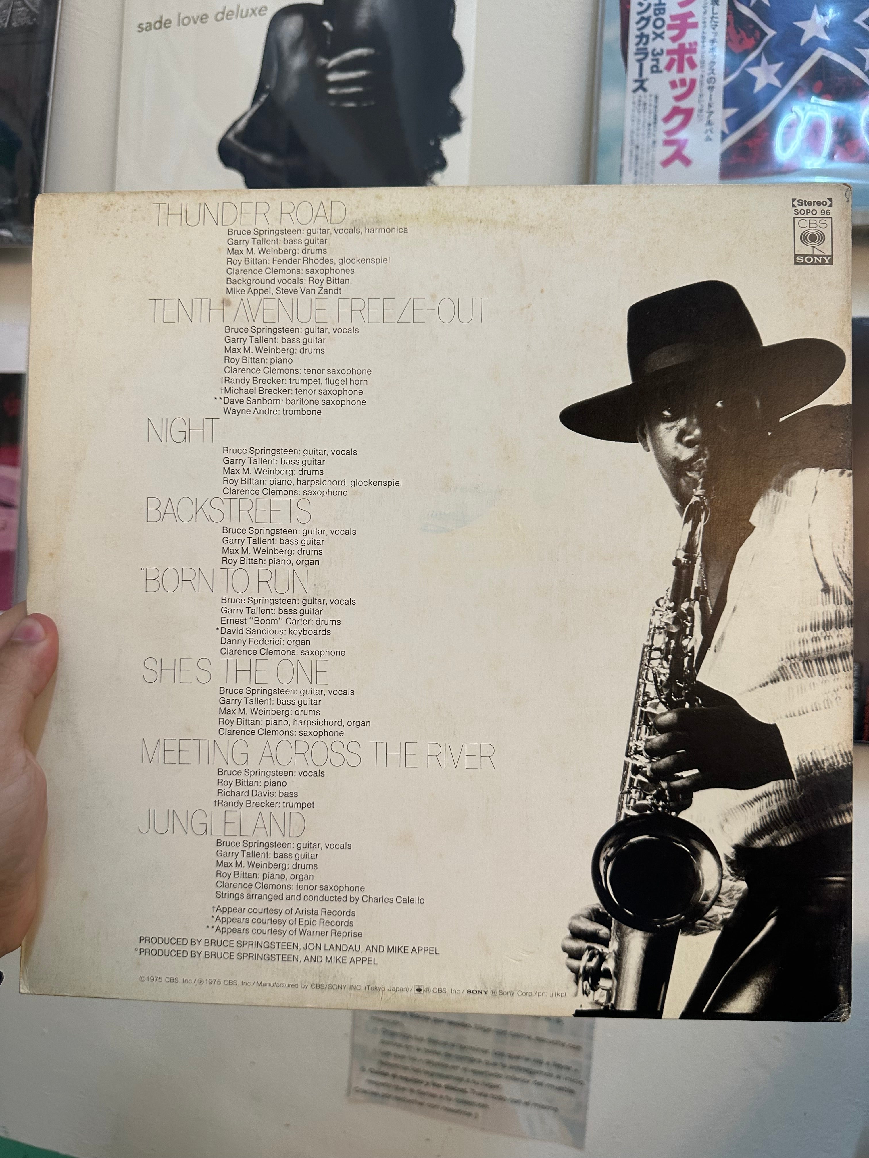 Bruce Springsteen = ブルース・スプリングスティーン* – Born To Run = 明日なき暴走 (JPN-1975)
