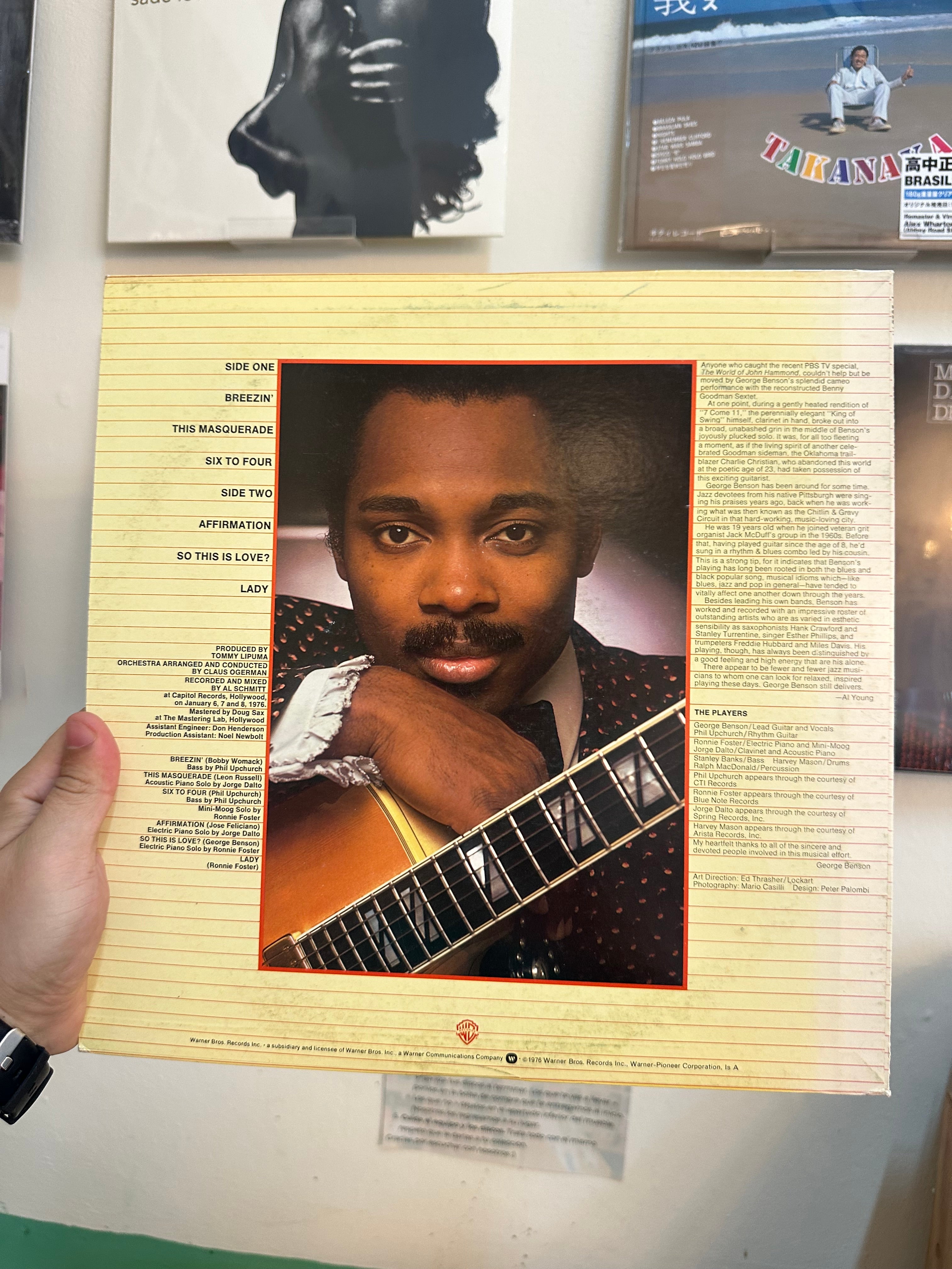 George Benson = ジョージ・ベンソン* – Breezin' = ブリージン (JPN-1976