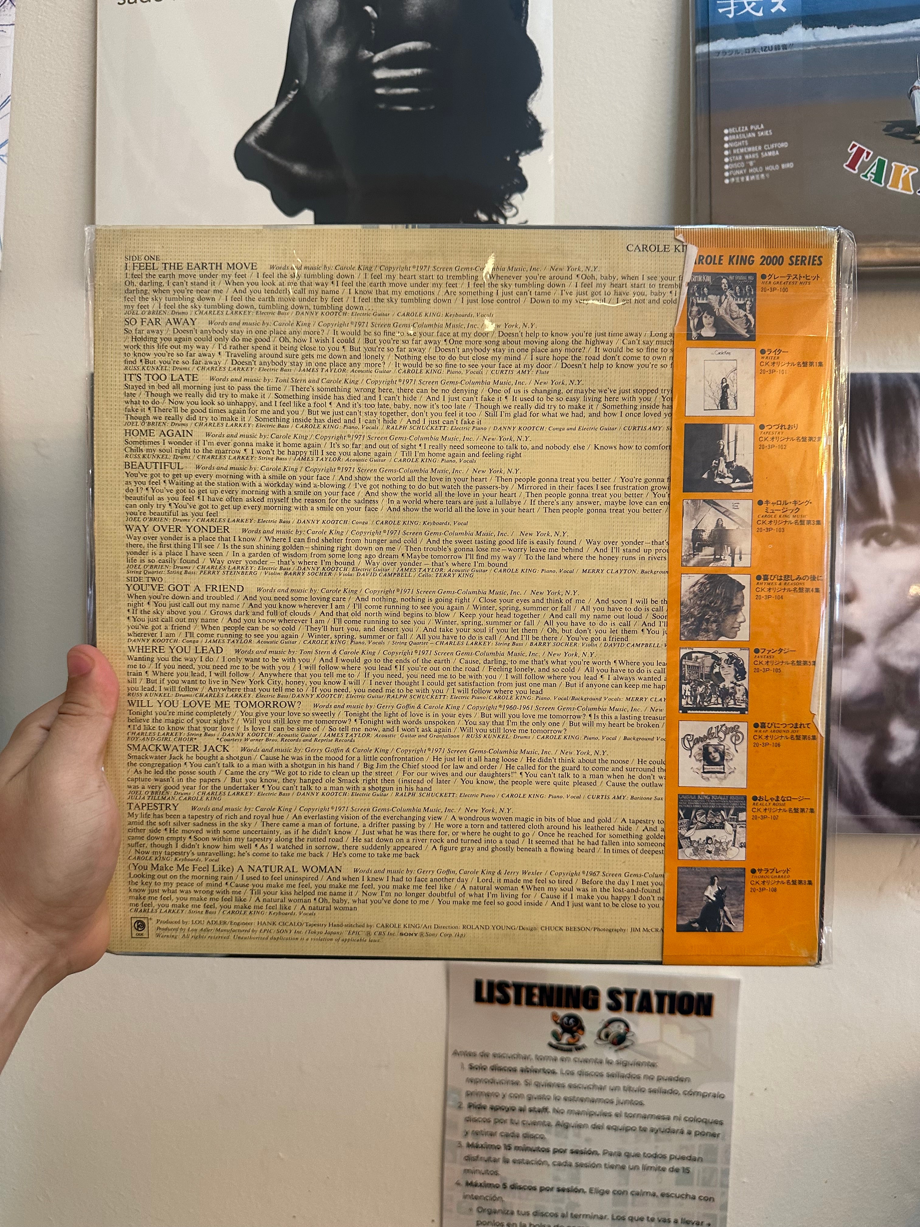 Carole King – Tapestry (JPN 1980)