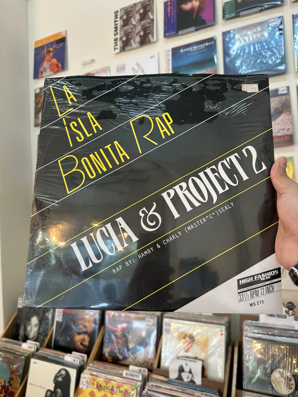 Lucia & Project 2 – La Isla Bonita Rap (1987, Netherlands, High Fashion Music)