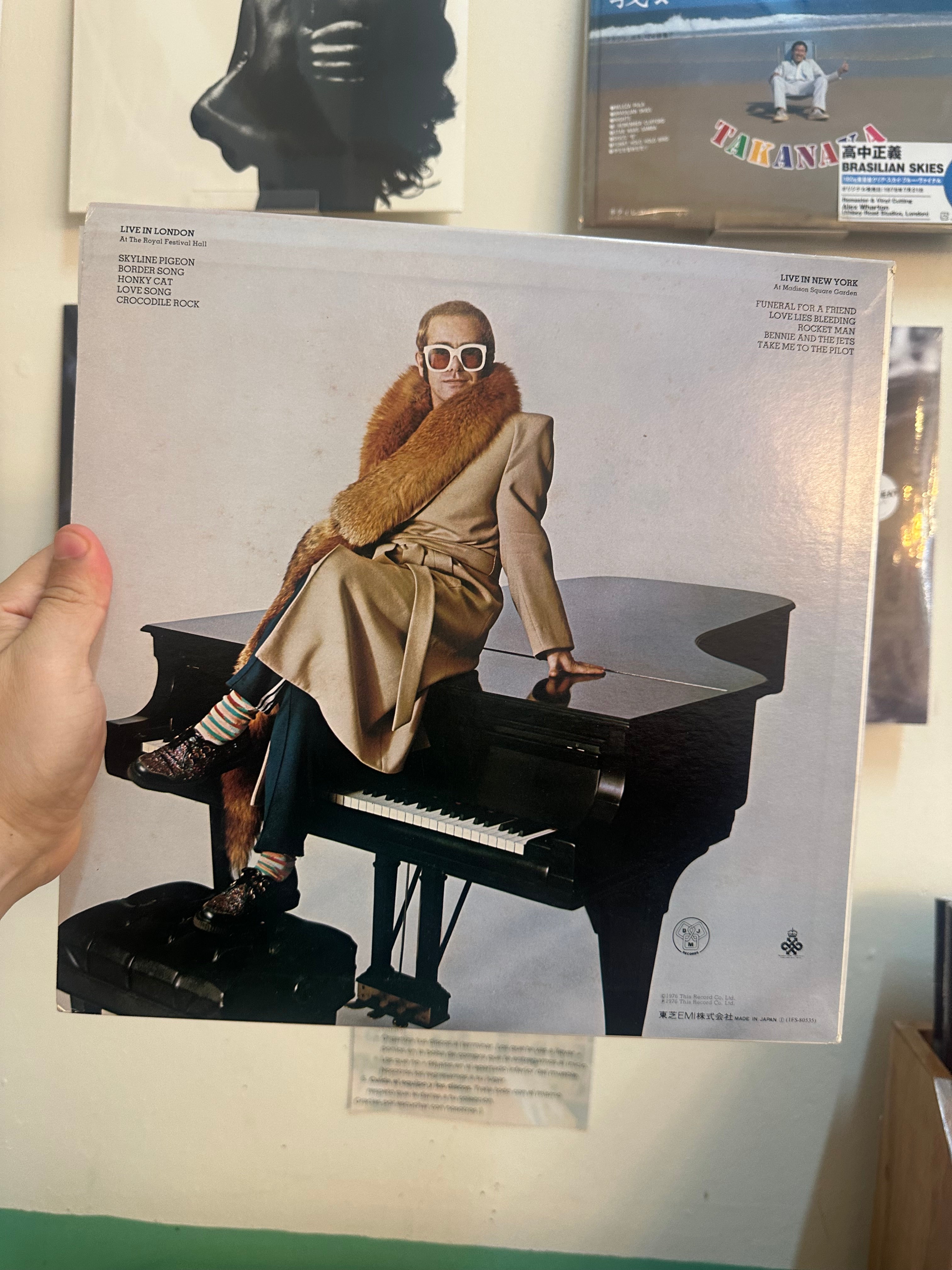 Elton John – Here And There (JPN-1976)