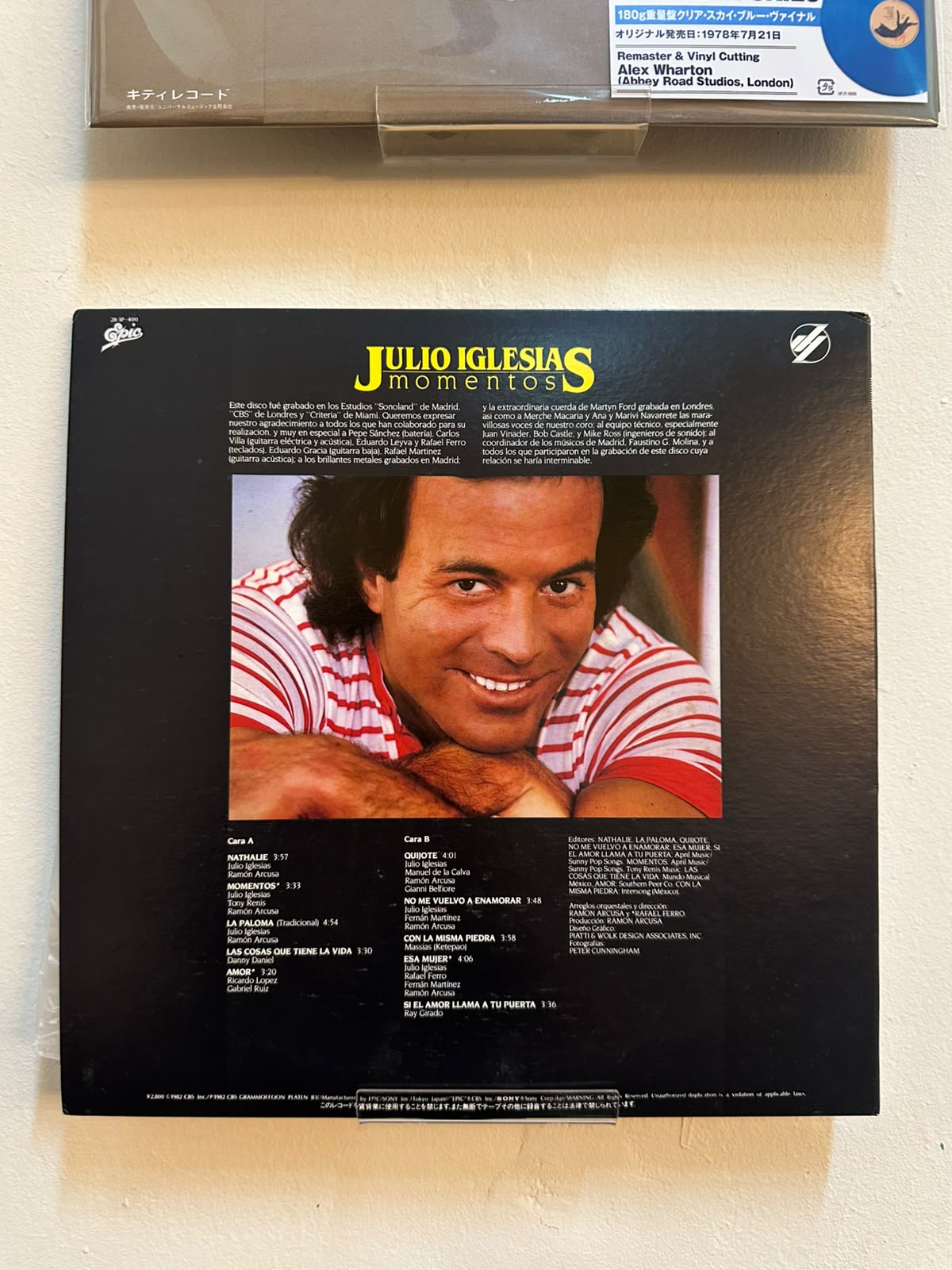 Julio Iglesias – Momentos (1982, Japan, CBS/Sony)