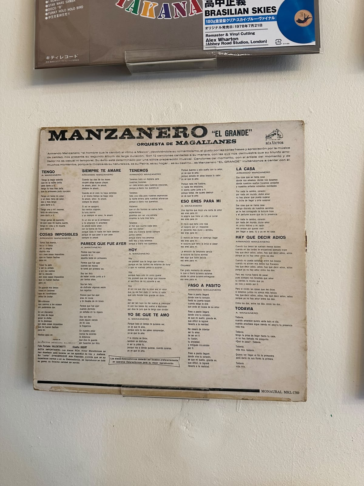 Armando Manzanero – Manzanero "El Grande" Volumen II (Puerto Rico, RCA Victor)