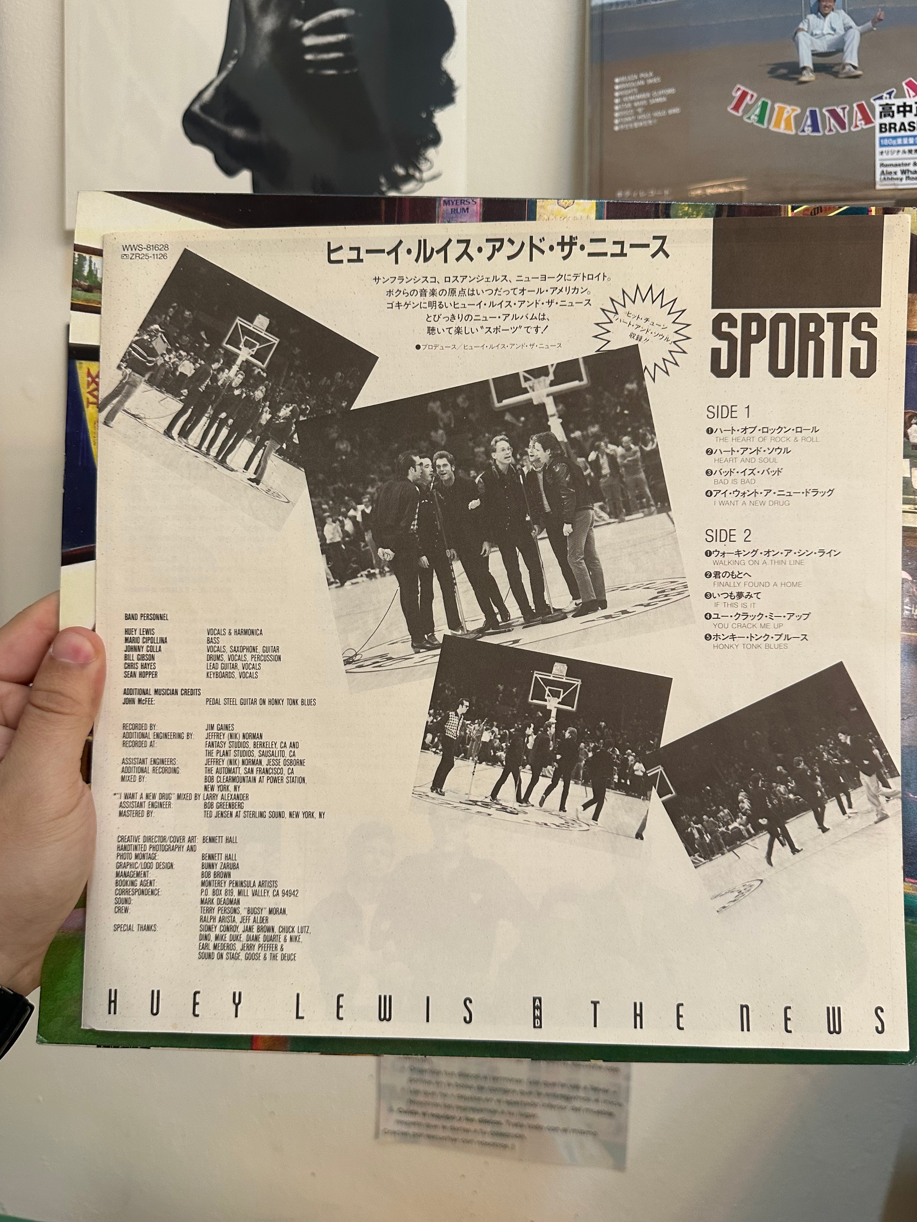 Huey Lewis And The News* – Sports (JPN-1985)