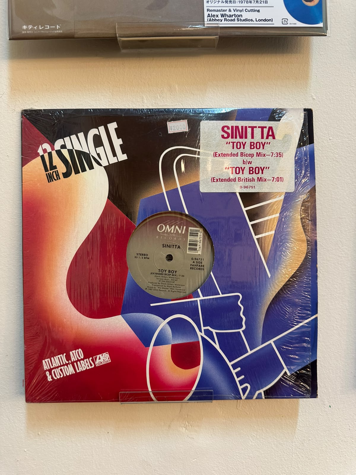 Sinitta – Toy Boy (1987, US, Omni Records)