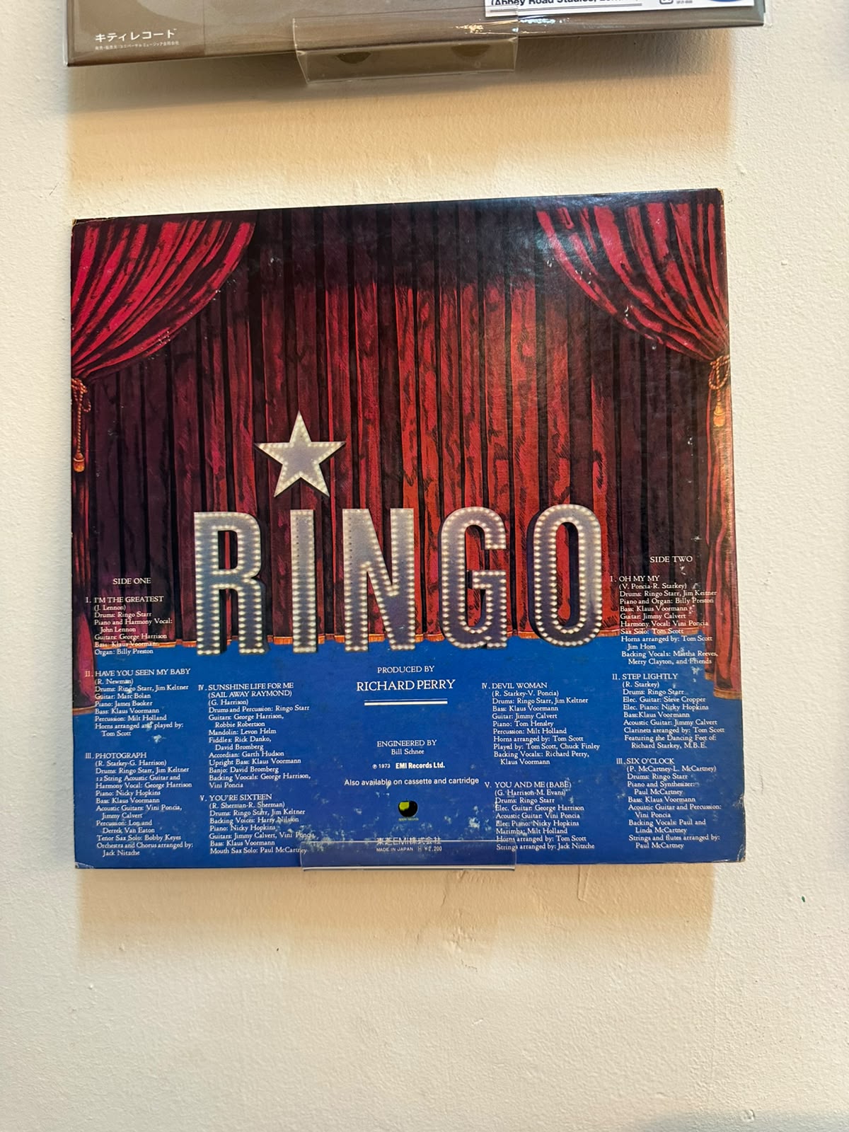 Ringo Starr – Ringo (JPN-1973)