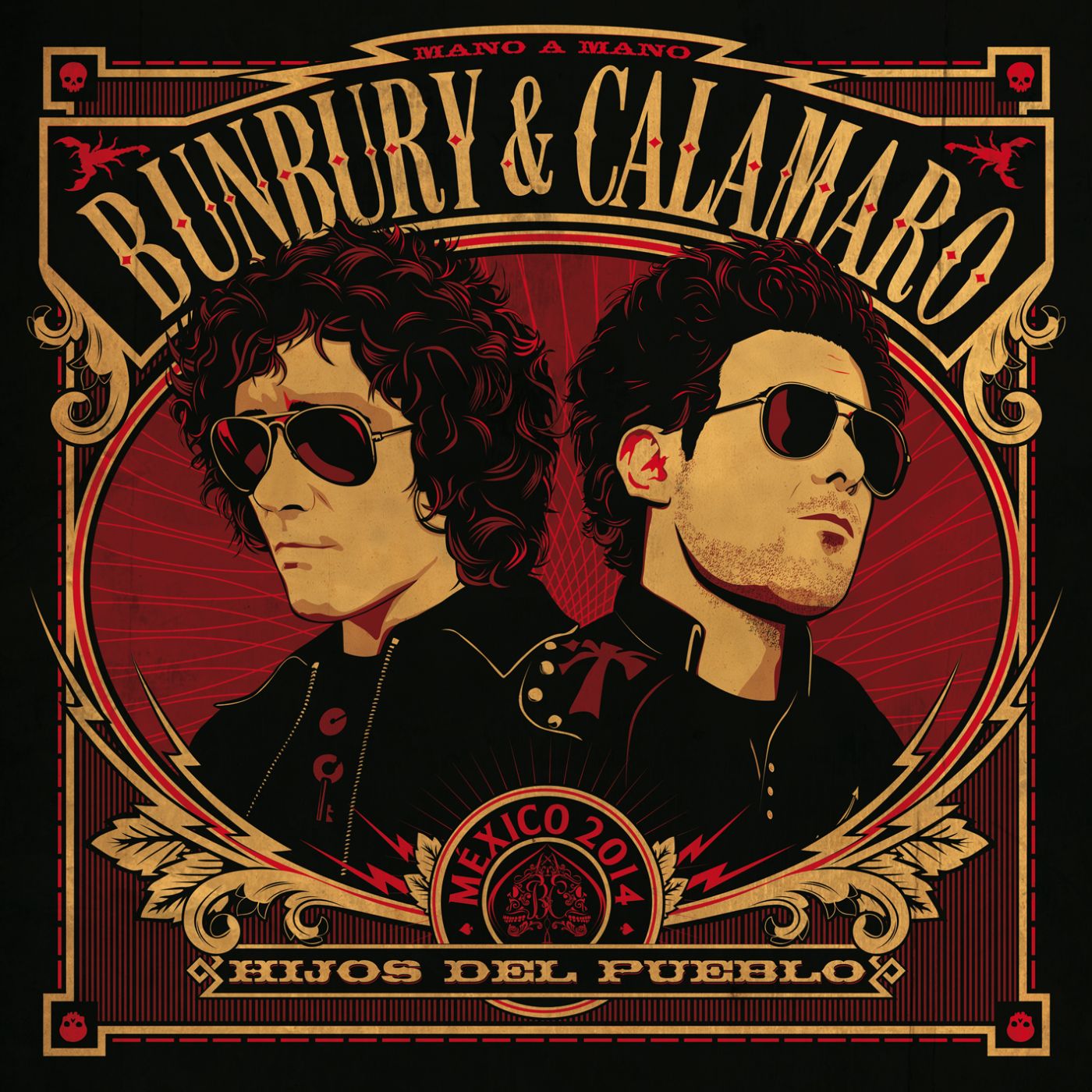 BUNBURY & CALAMARO - HIJOS DEL PUEBLO ( MEXICO 2014)