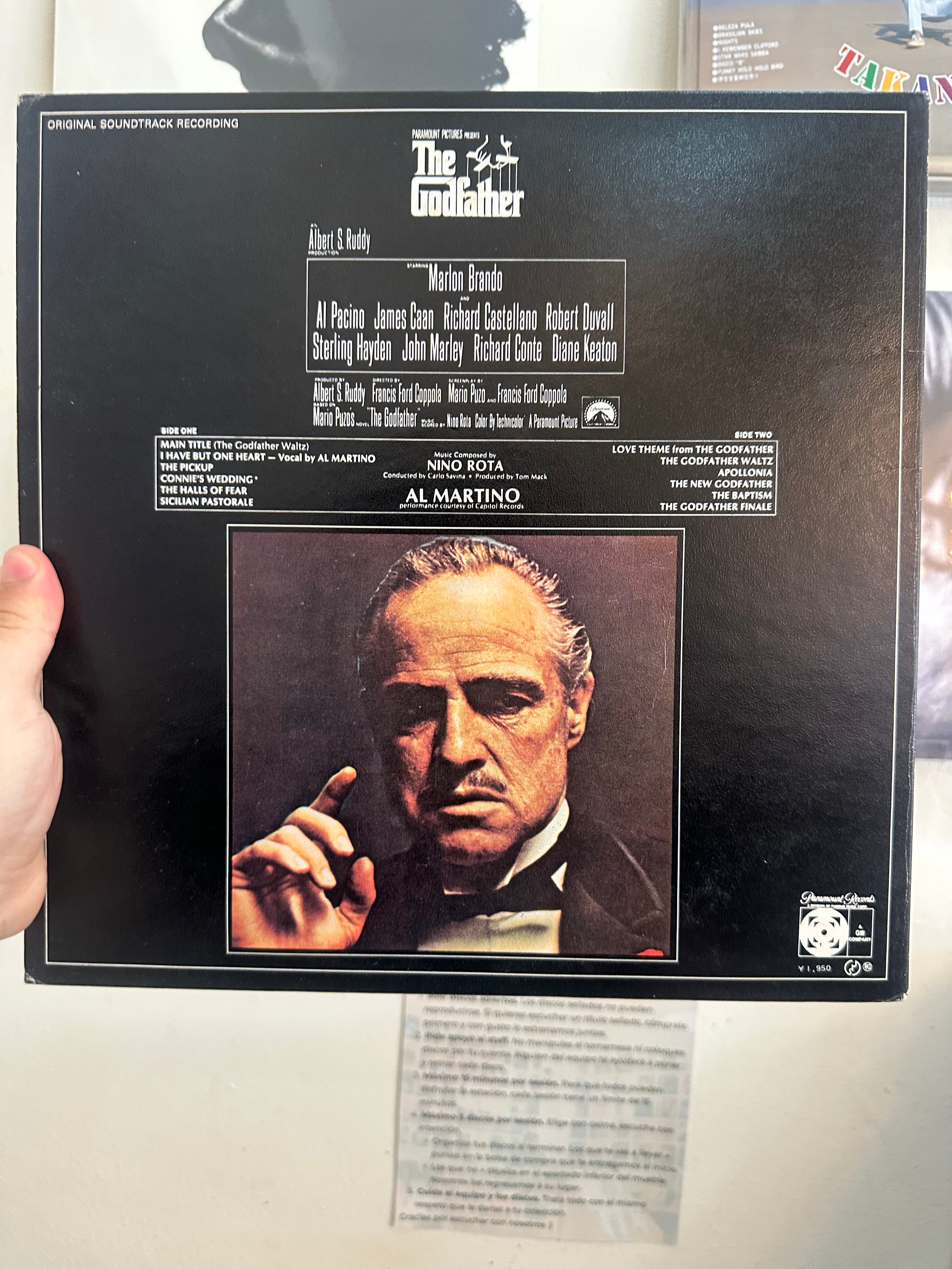 Nino Rota – The Godfather (Original Soundtrack Recording) (JPN-1972)