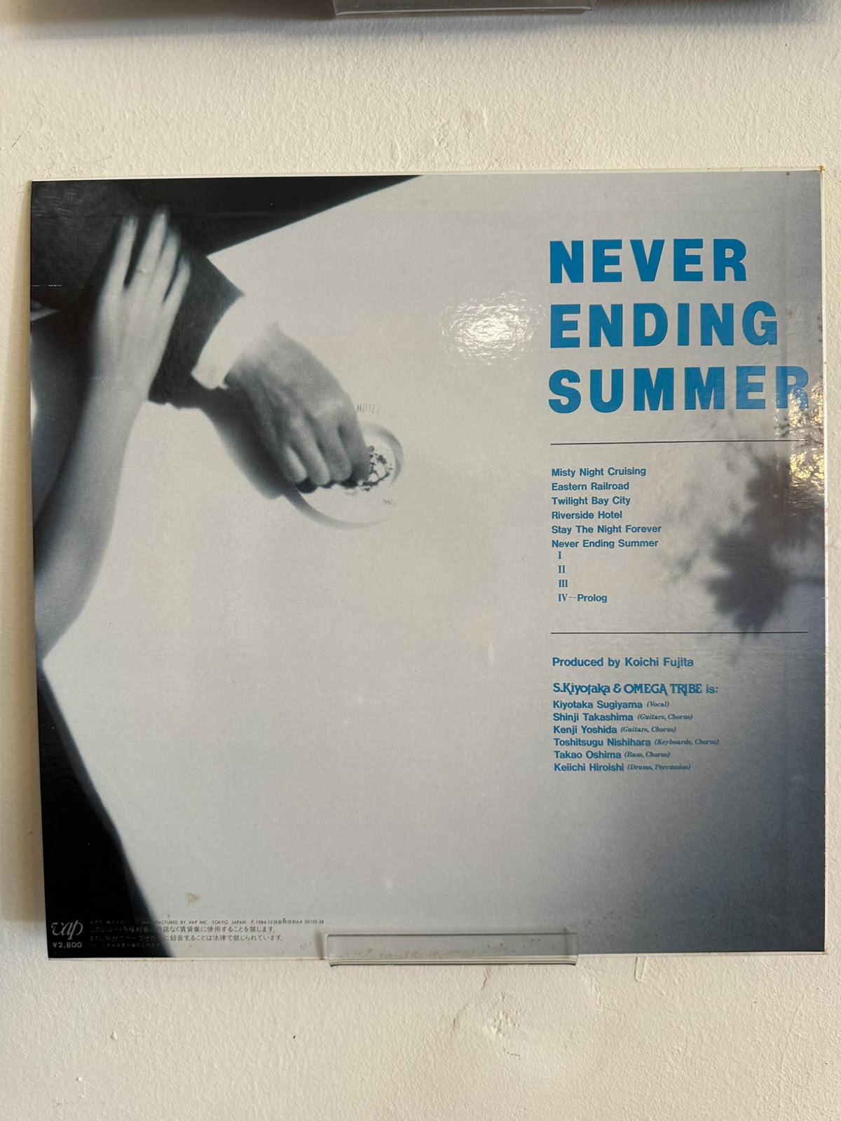 S. Kiyotaka & Omega Tribe – Never Ending Summer (1984, Japan, Vap)