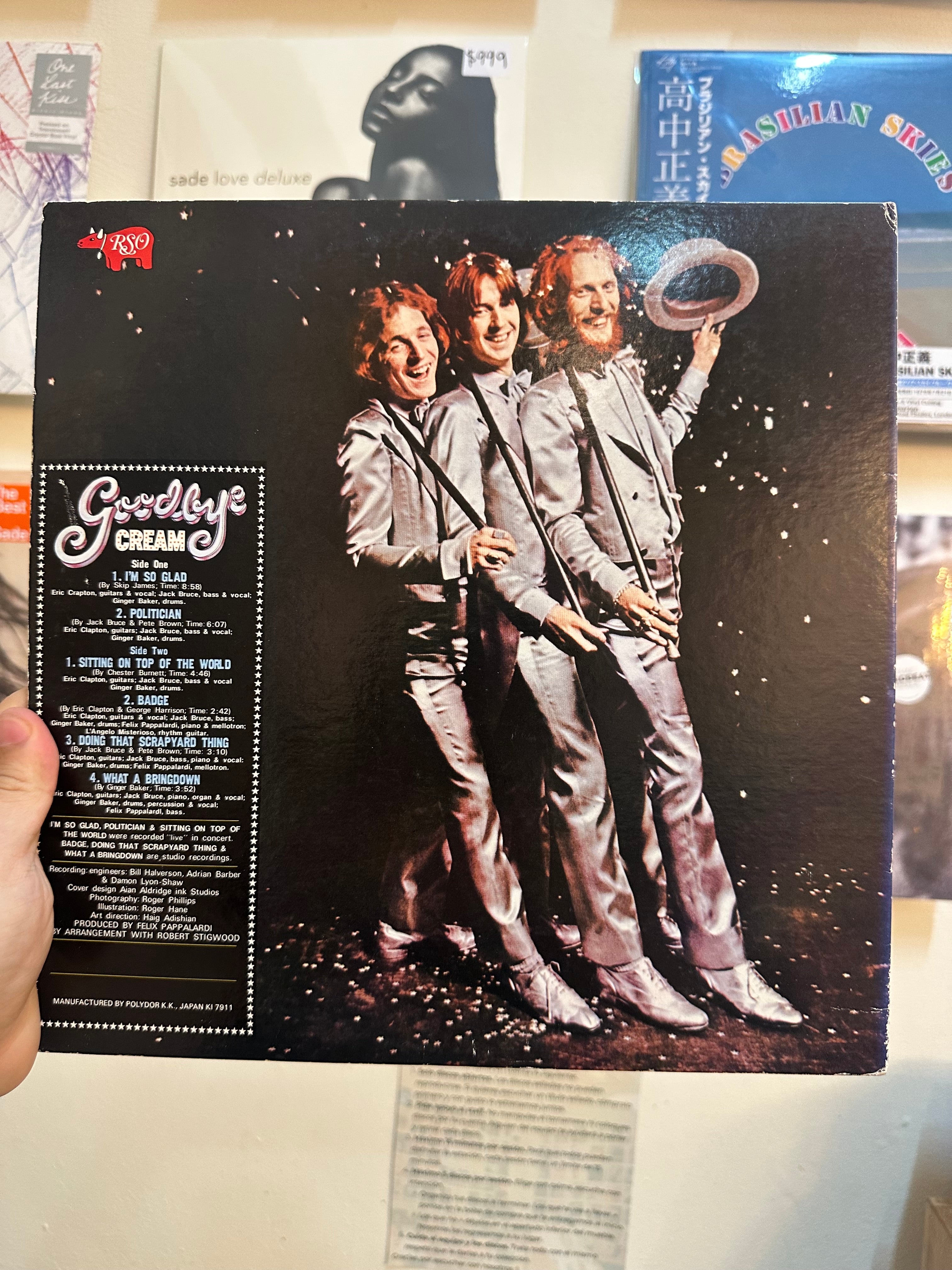 Cream – Goodbye (JPN 1979)