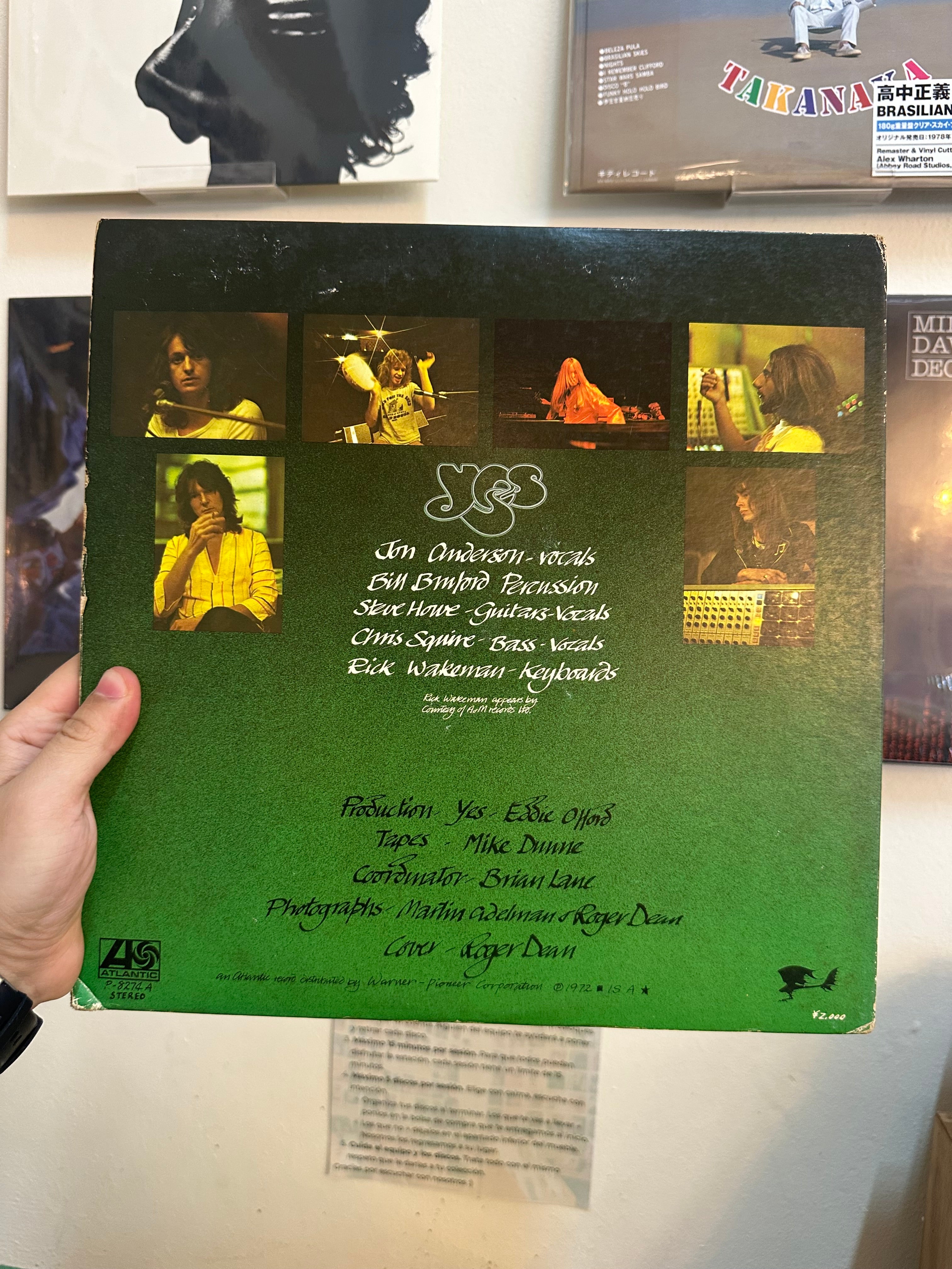 Yes – Close To The Edge = 危機 (JPN-1972)