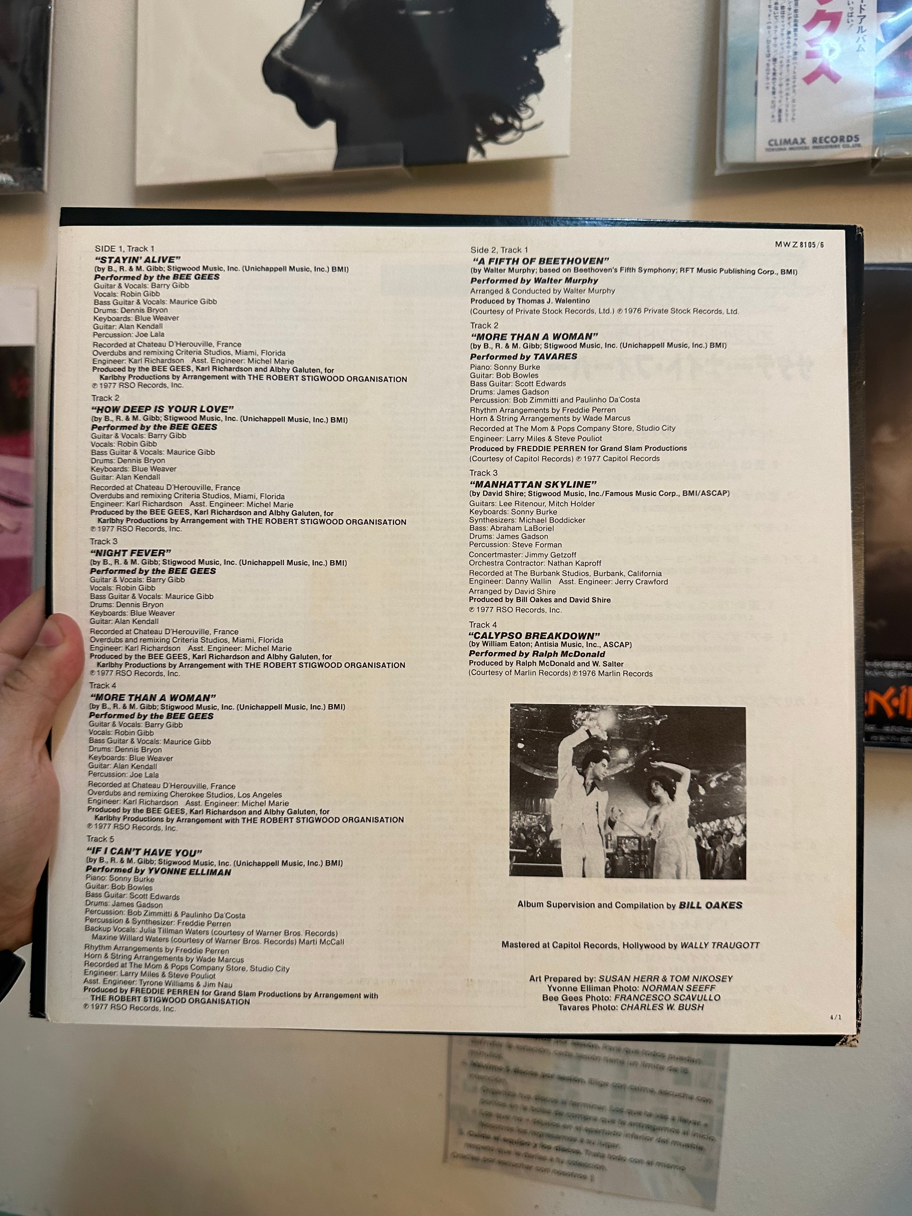 Various – Saturday Night Fever (The Original Movie Sound Track) (JPN 1977)