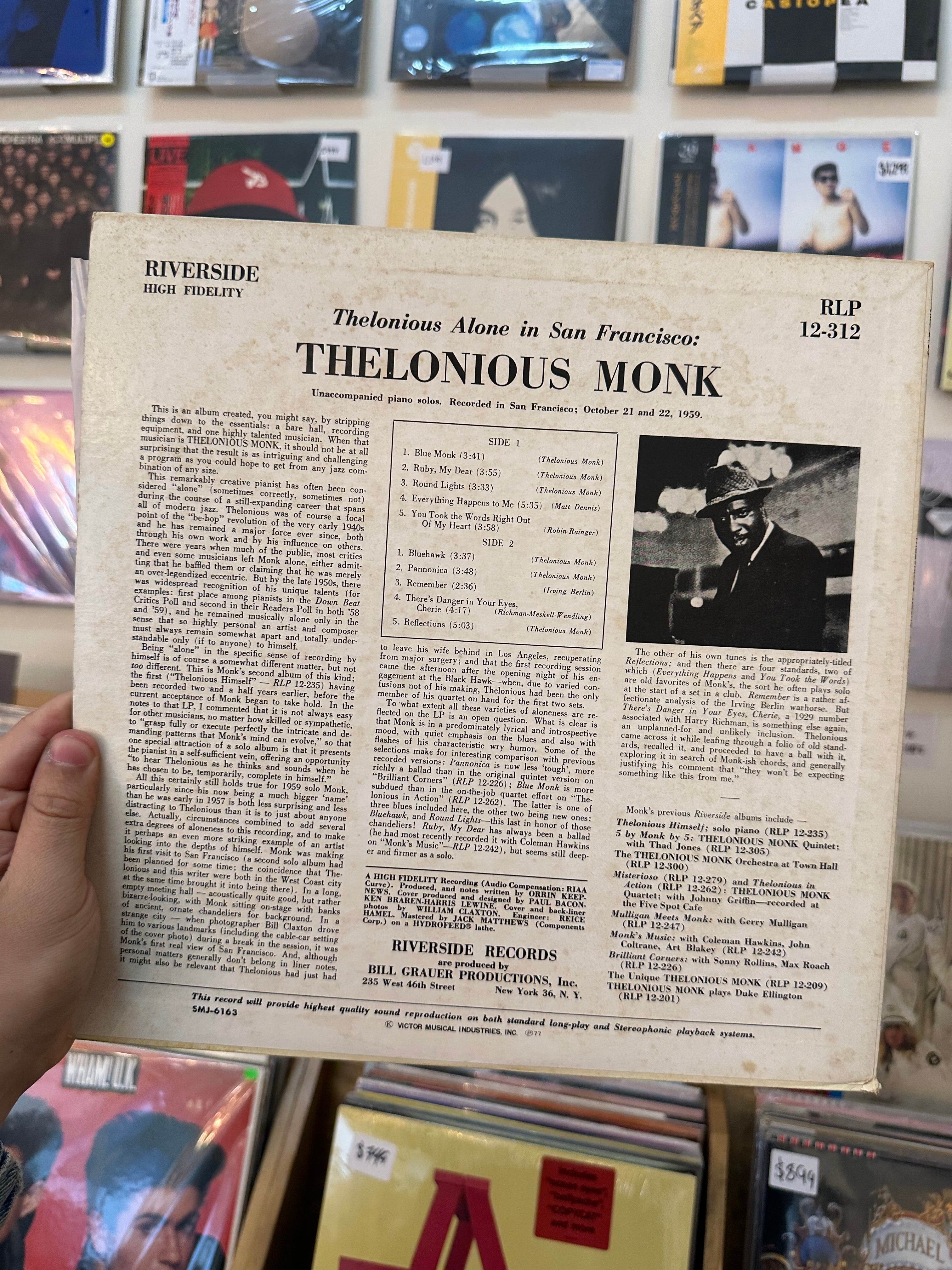 Thelonious Monk – Thelonious Alone In San Francisco (US 1960)