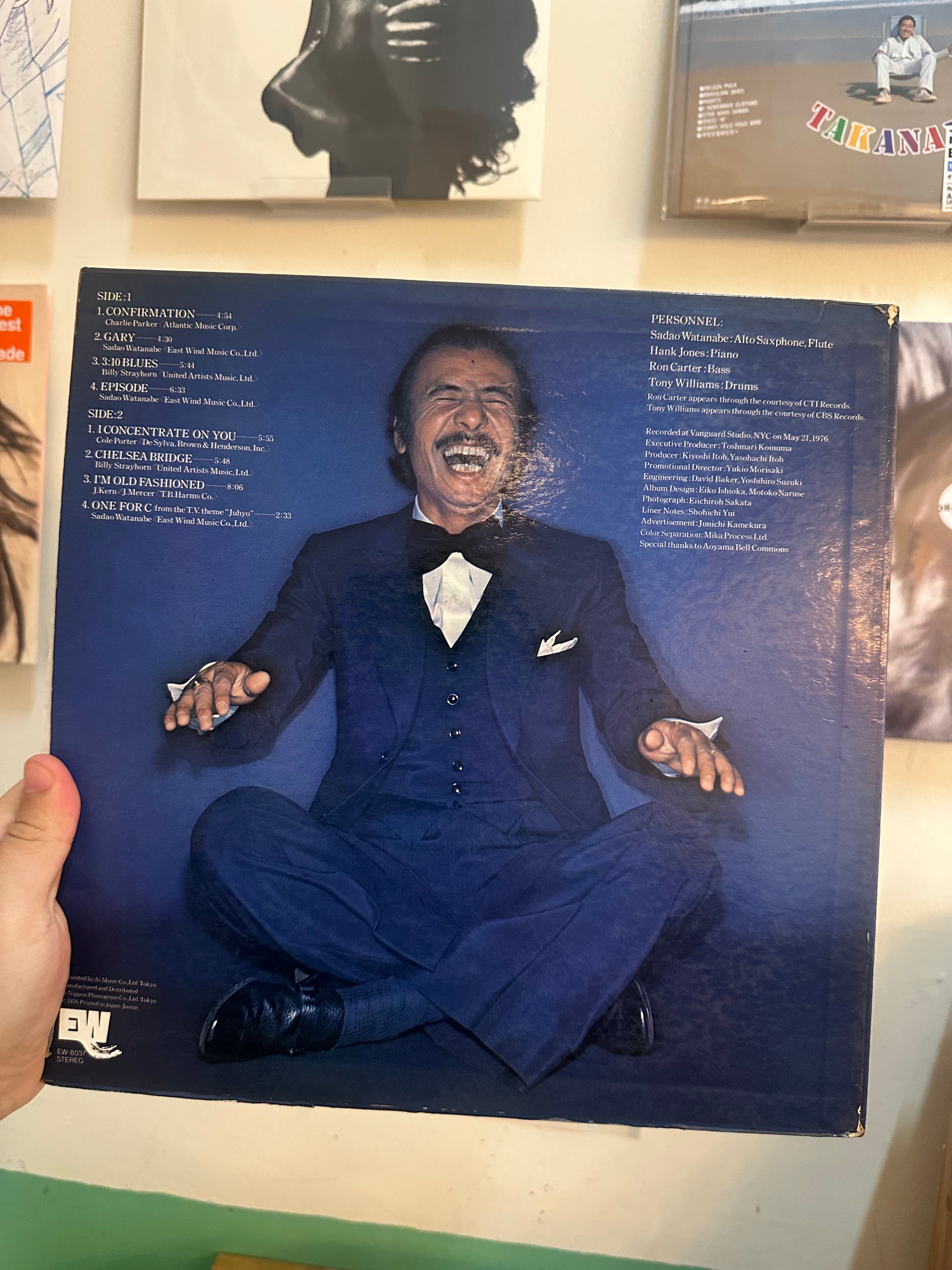Sadao Watanabe With The Great Jazz Trio – I'm Old Fashioned (JPN 1976)