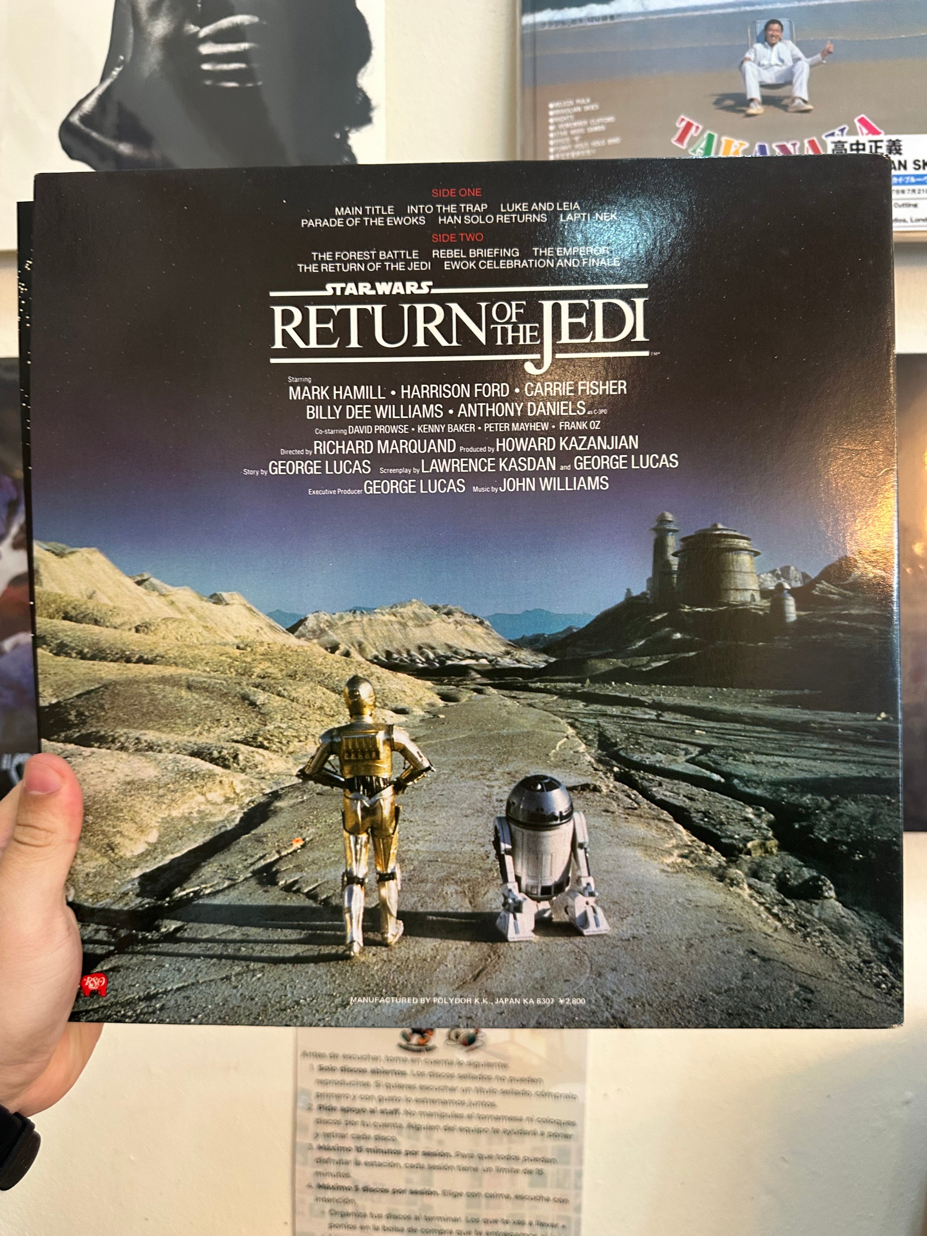 John Williams – Star Wars : Return Of The Jedi (The Original Motion Picture Soundtrack) (JPN-1983)