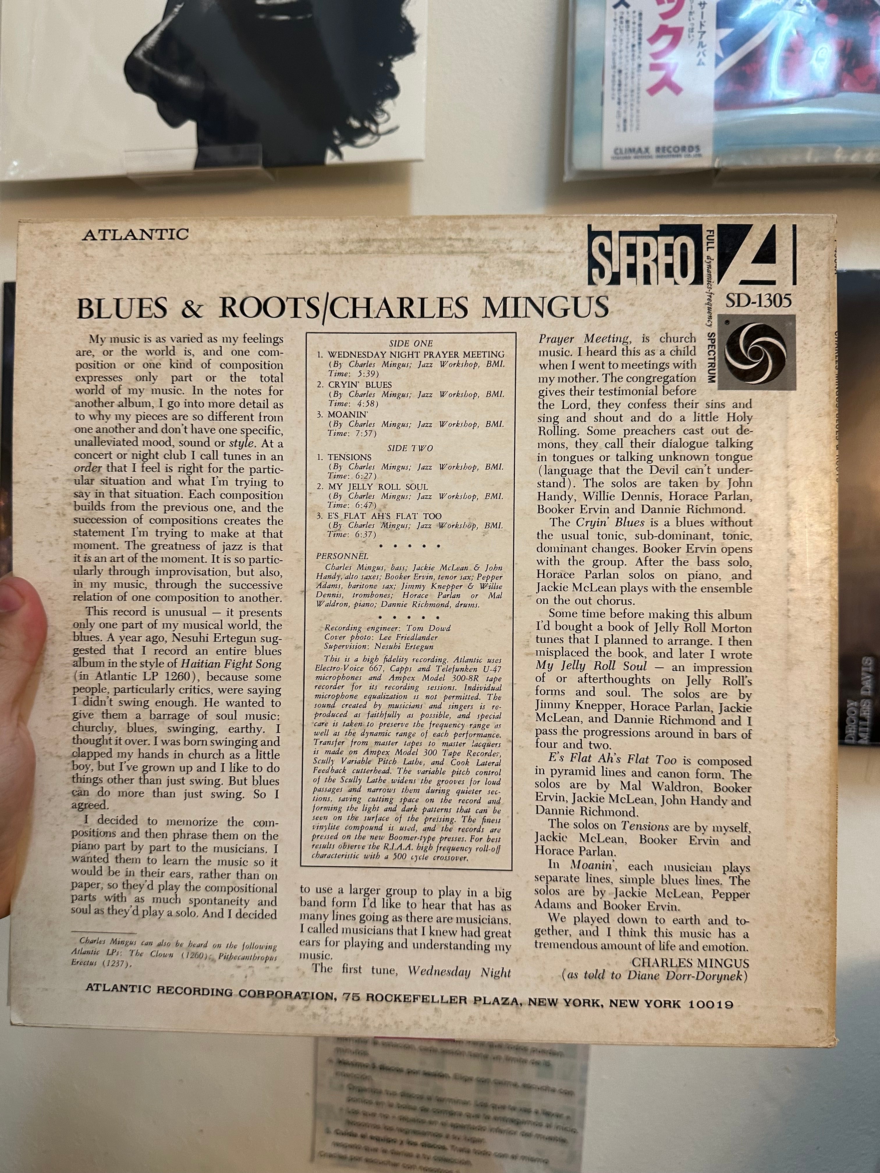Charlie Mingus – Blues & Roots (JPN 1976)