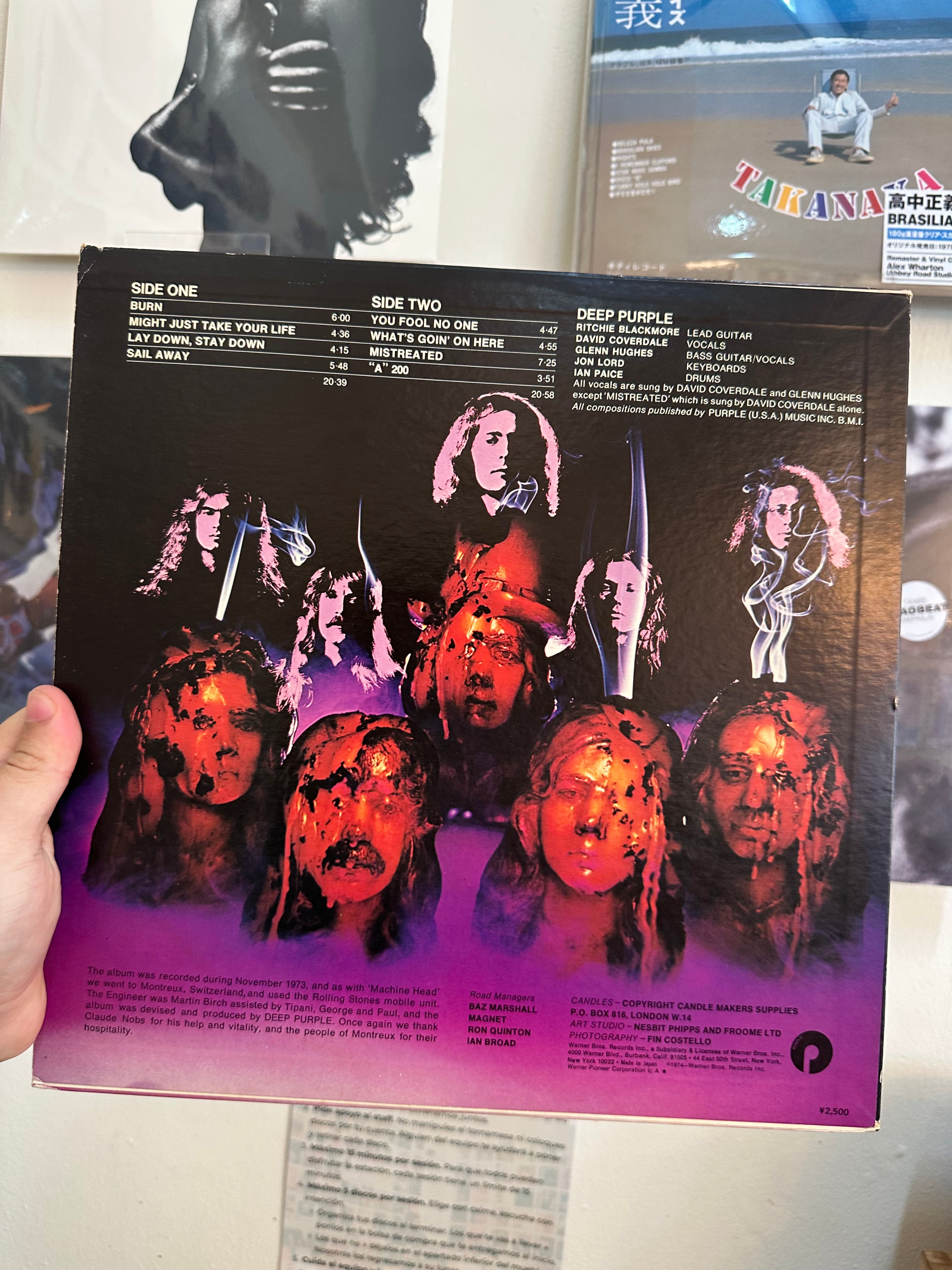 Deep Purple – Burn (JPN-1976)