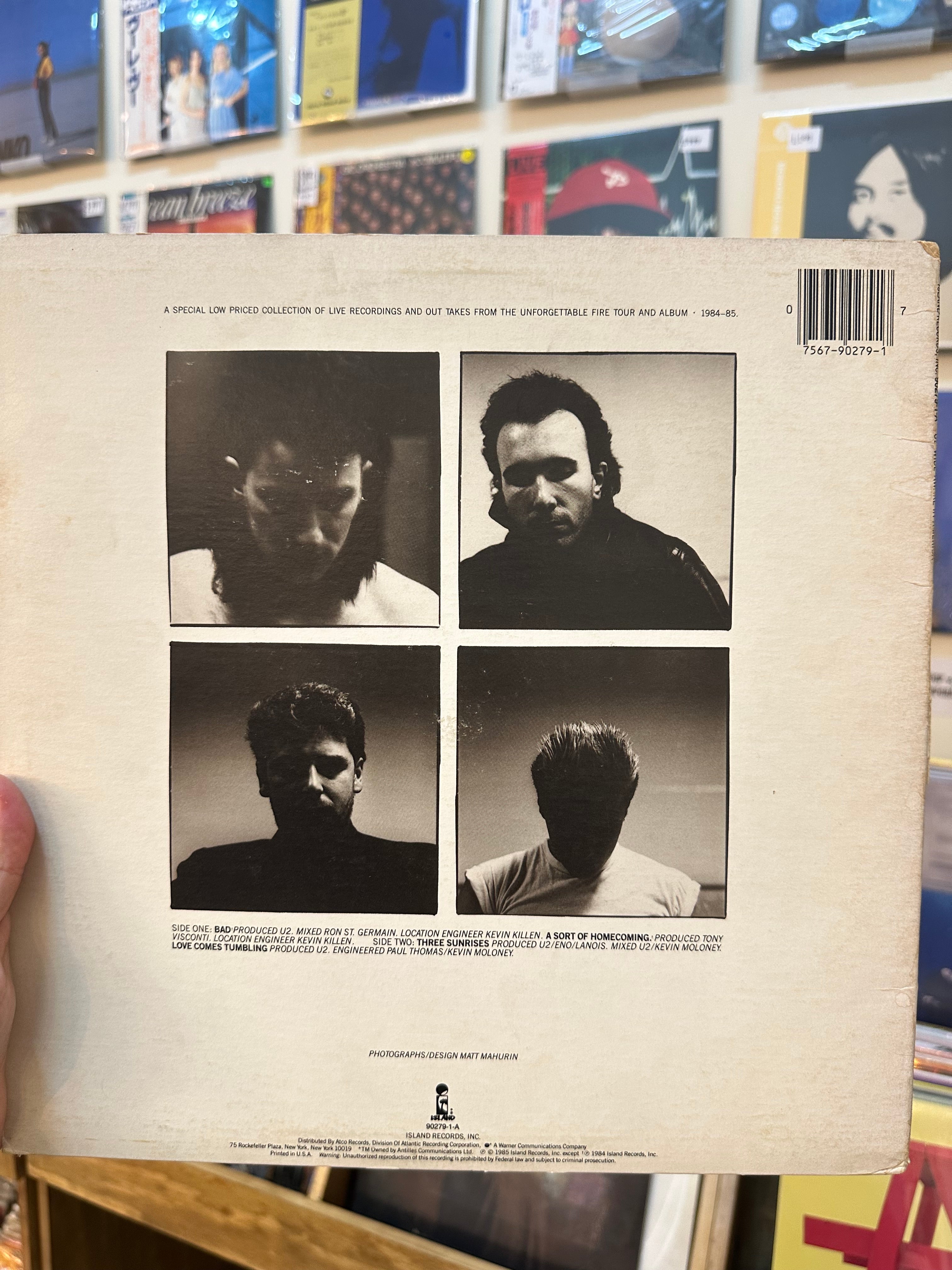 U2 – Wide Awake In America (US 1985)