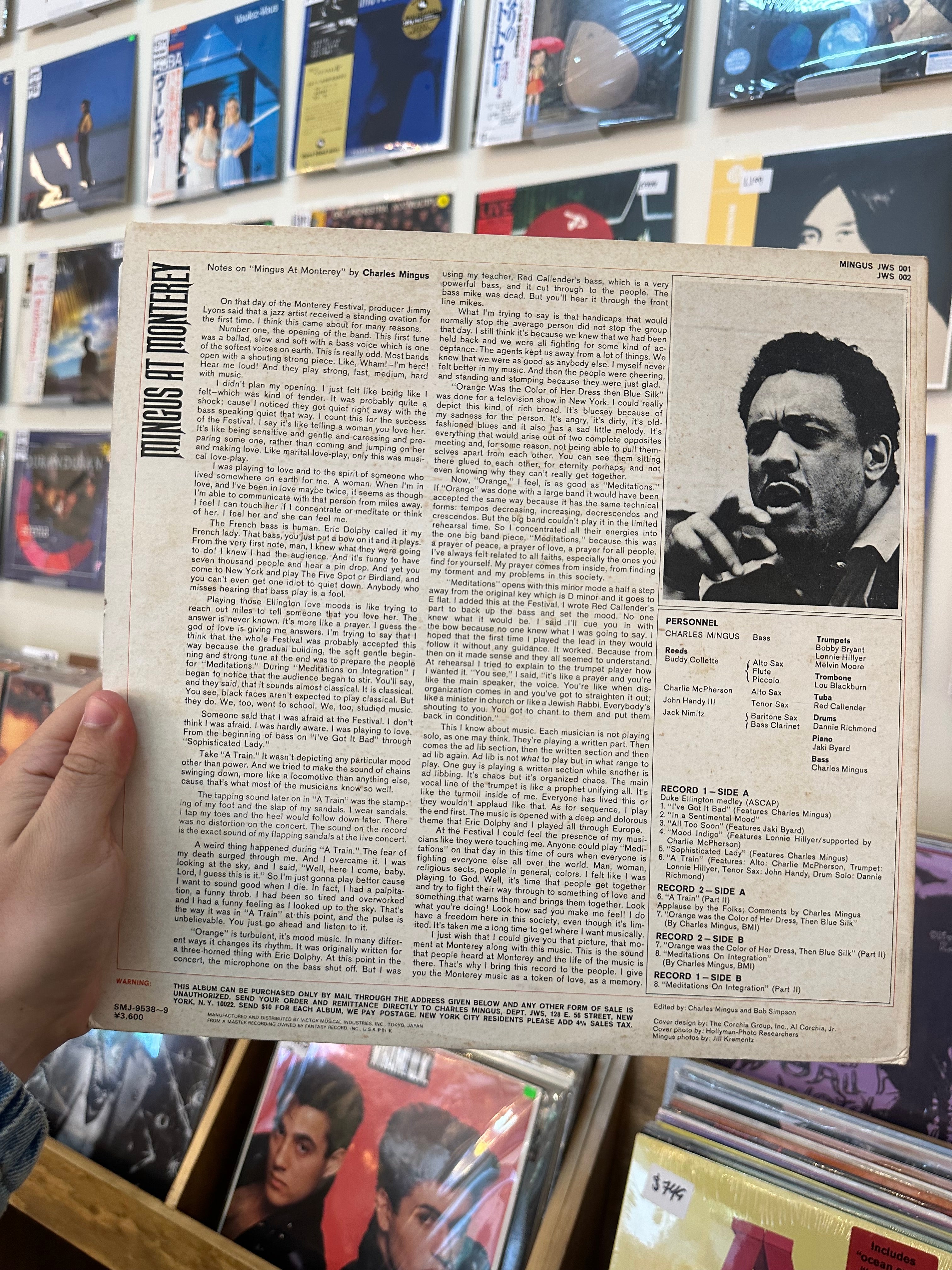 Charles Mingus – Mingus At Monterey (JPN-1981)