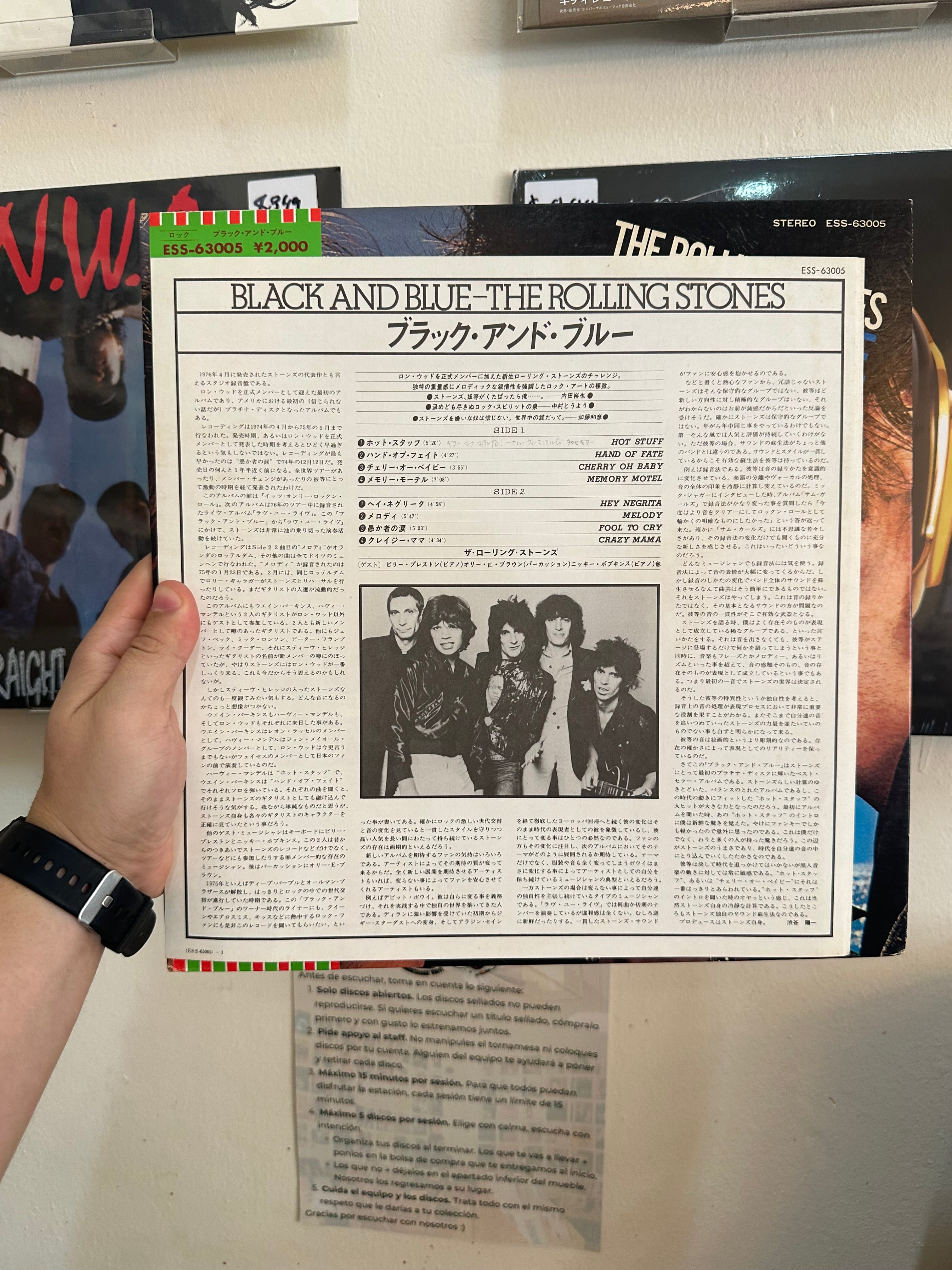 The Rolling Stones – Black And Blue (JPN-197)