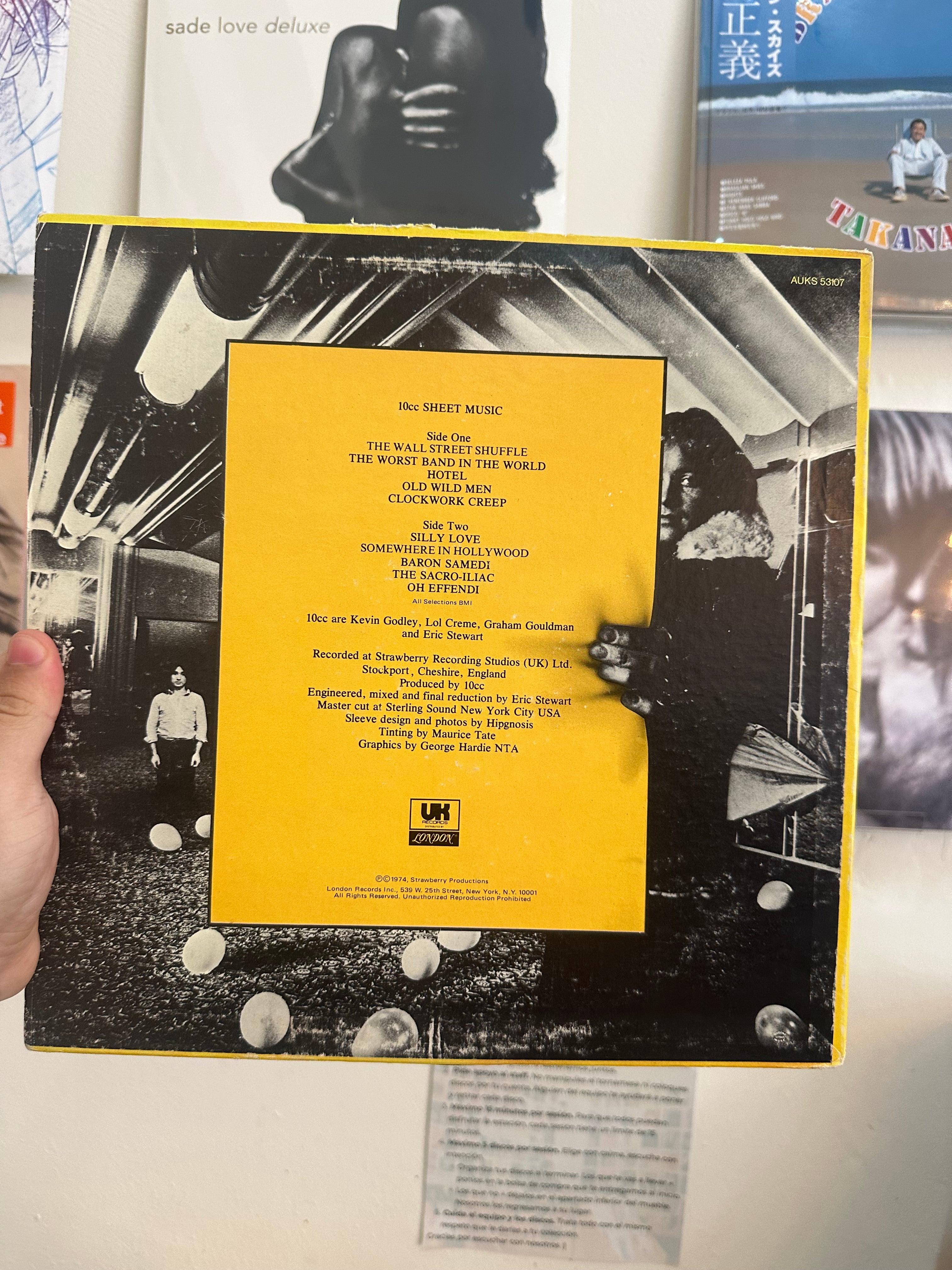 10cc – Sheet Music (USA-1974)
