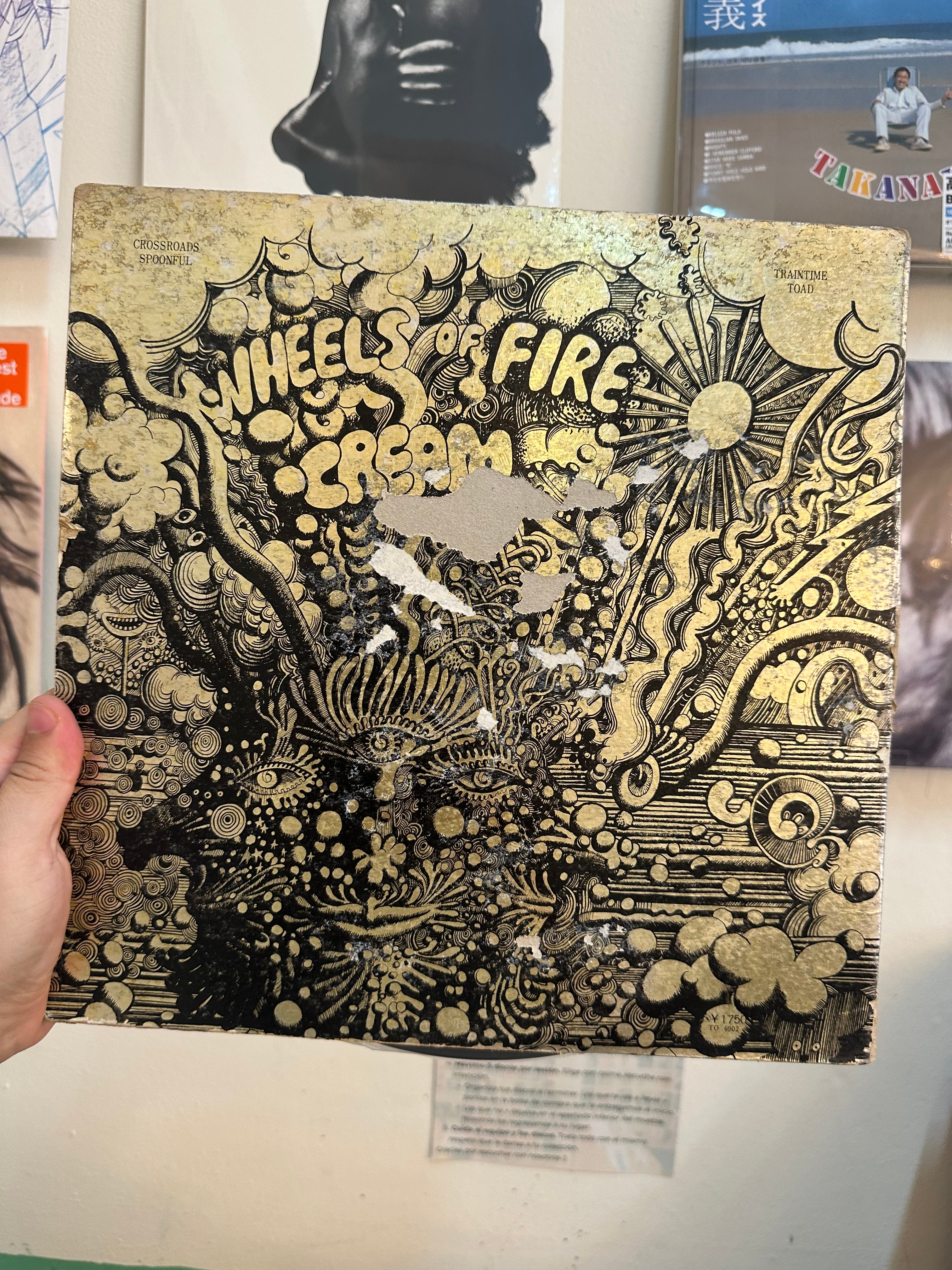 Cream (2) – Wheels Of Fire - Live At The Fillmore (JPN-1969)