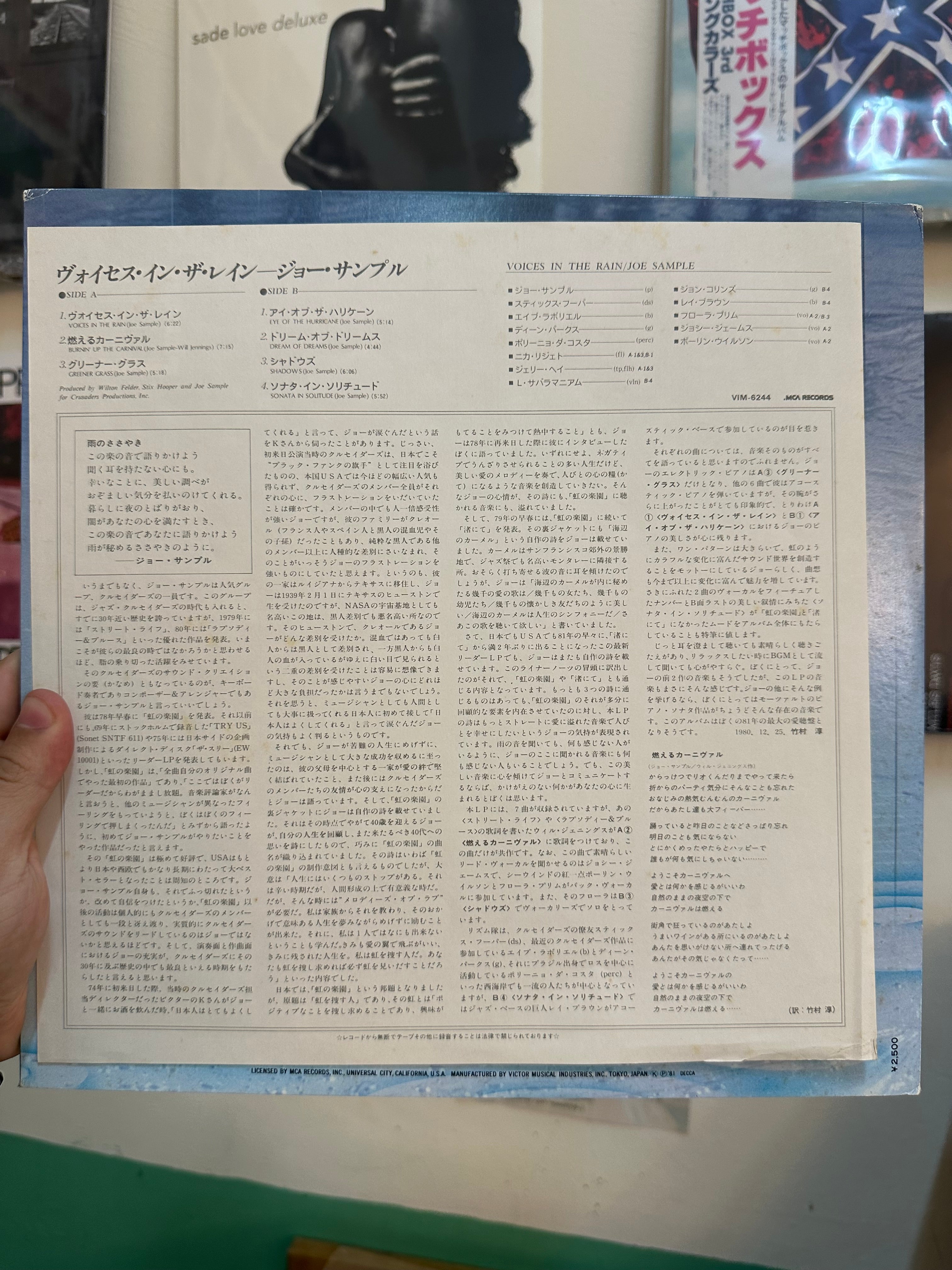 Joe Sample – Voices In The Rain (JPN 1981)