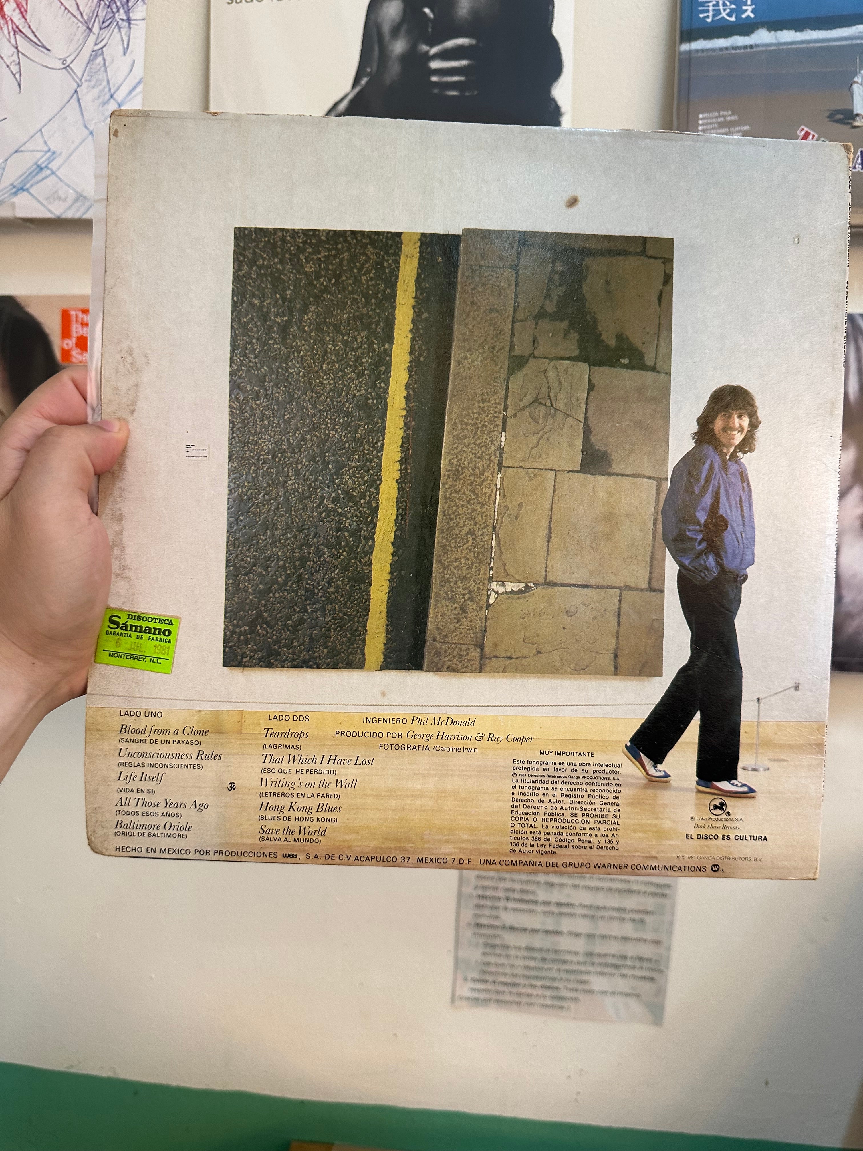 George Harrison – Somewhere In England...En Algún Lugar De Inglaterra (MX-1981)
