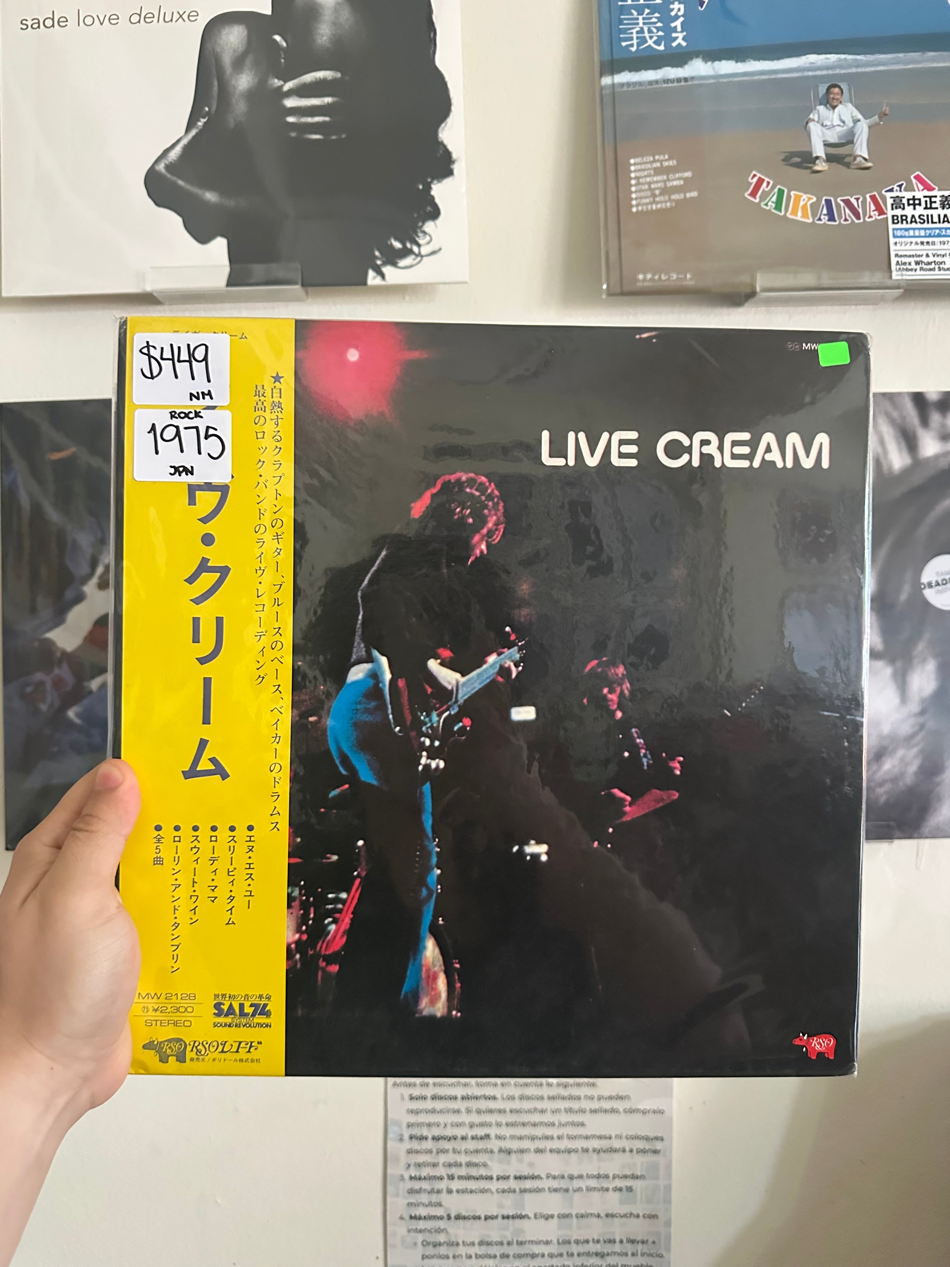 Cream – Live Cream (JPN-1975)