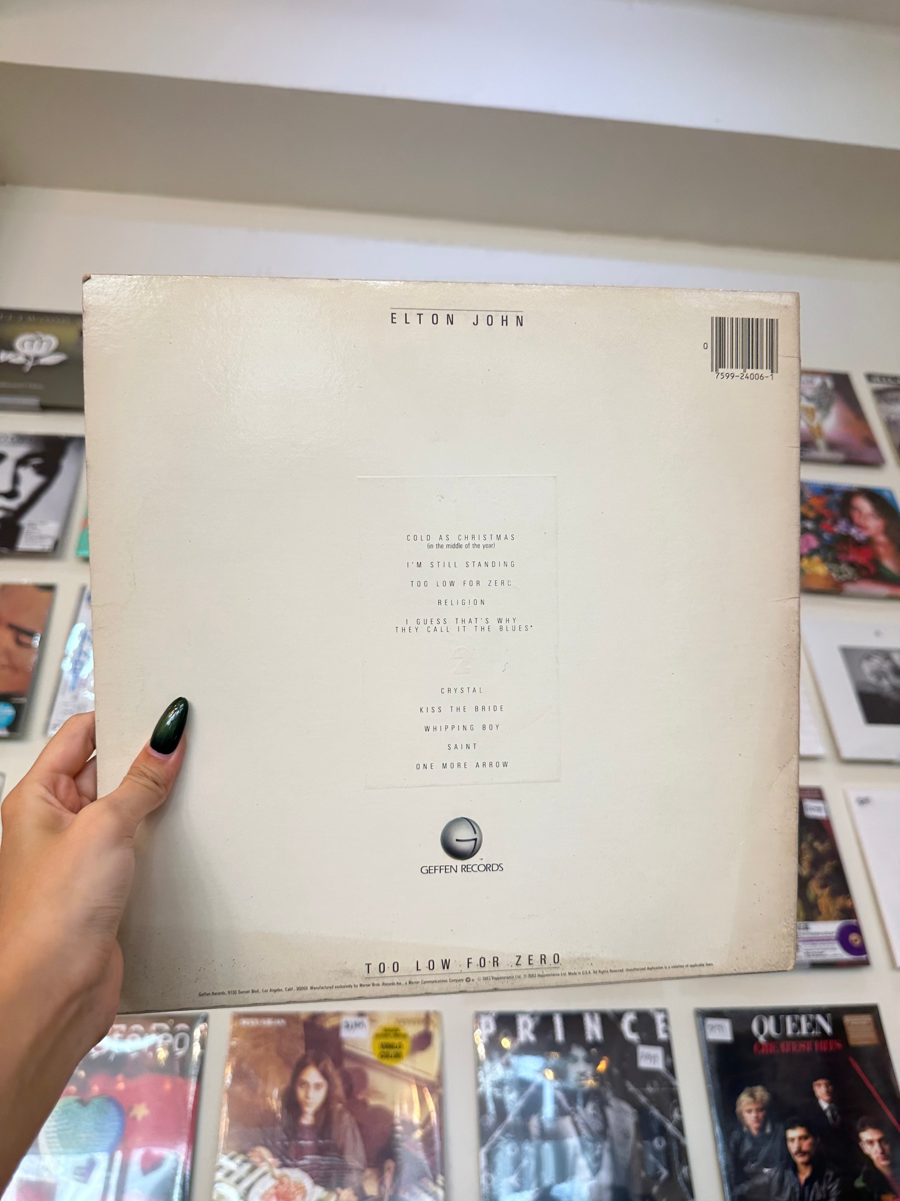 Elton John – Too Low For Zero (US-1983)