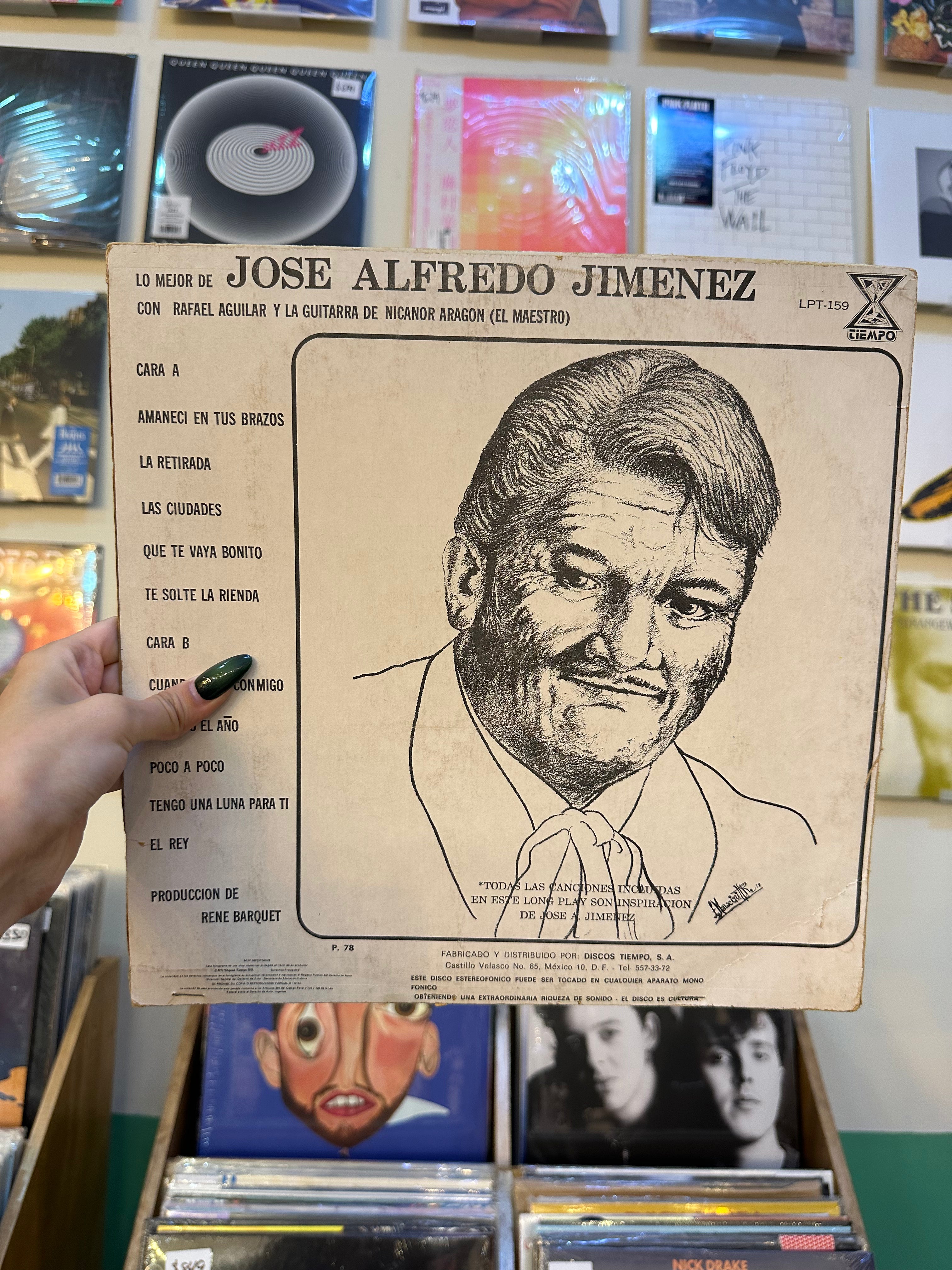 Jose Alfredo Jimenez - Lo Mejor de Jose Alfredo Jimenez con Rafael Aguilar (MX-1974)