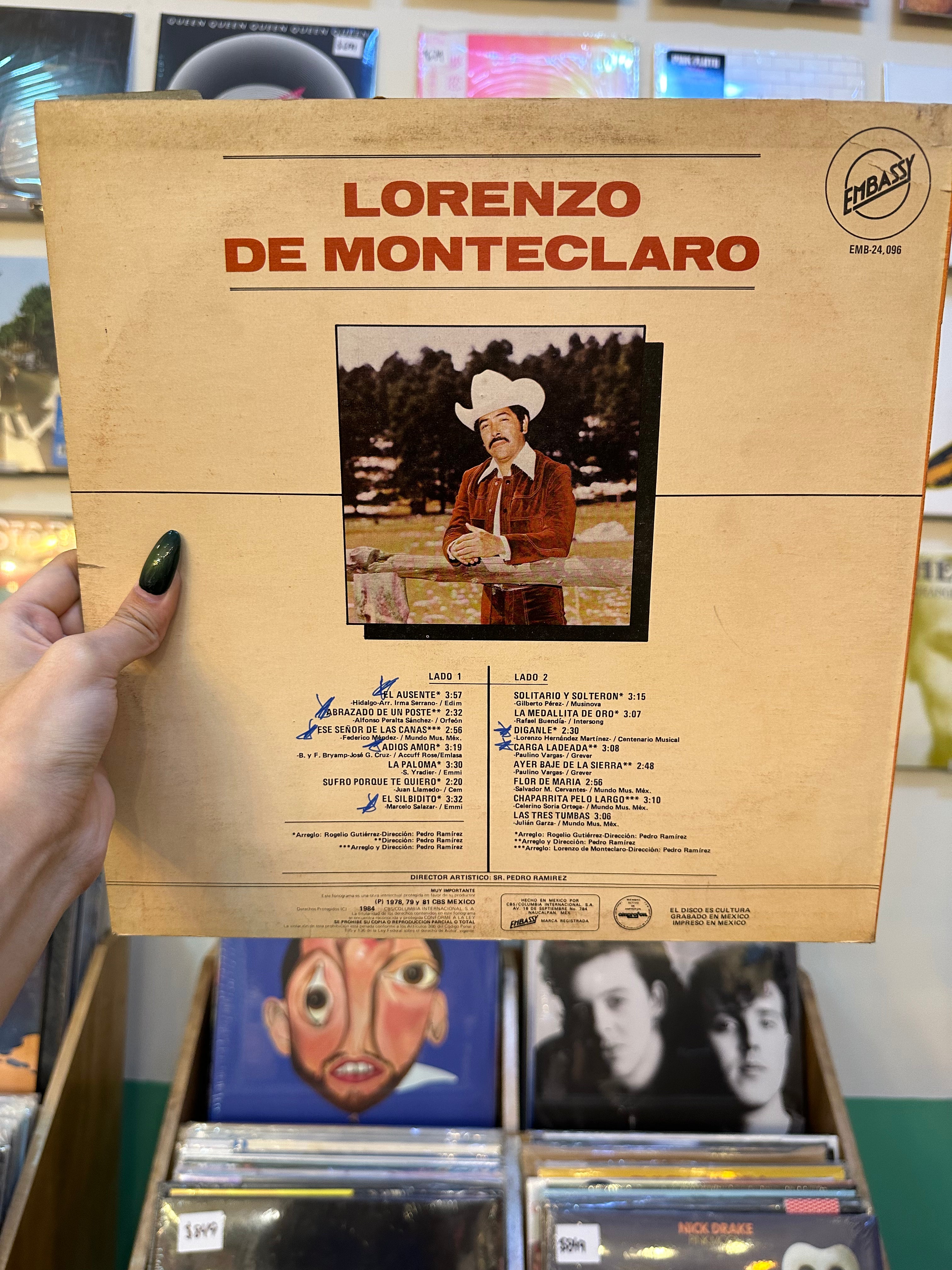 Lorenzo De Monteclaro – 15 Auténticos Exitos (MX-1983)