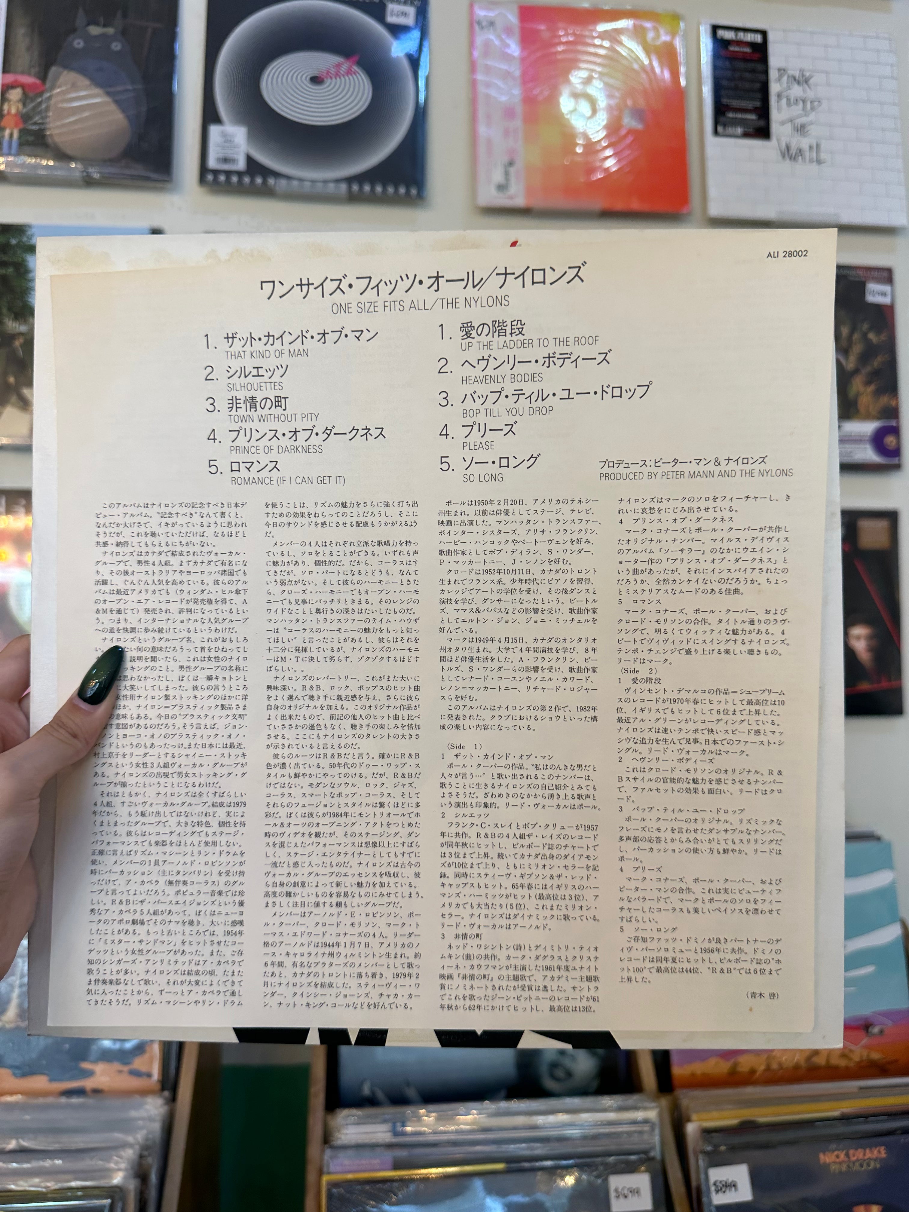 The Nylons – One Size Fits All (JP-1982)