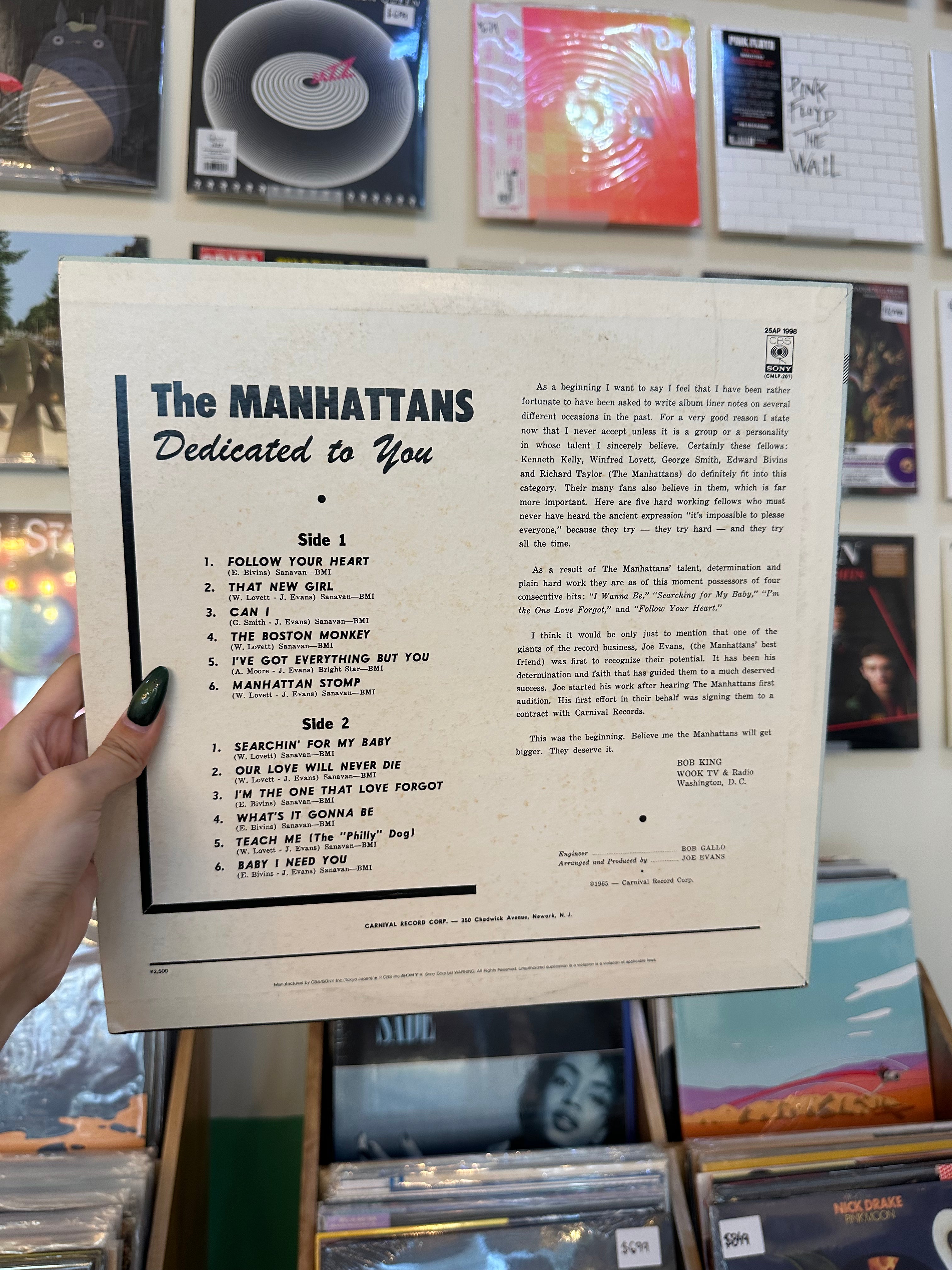 The Manhattans – Dedicated To You (JP-1981)