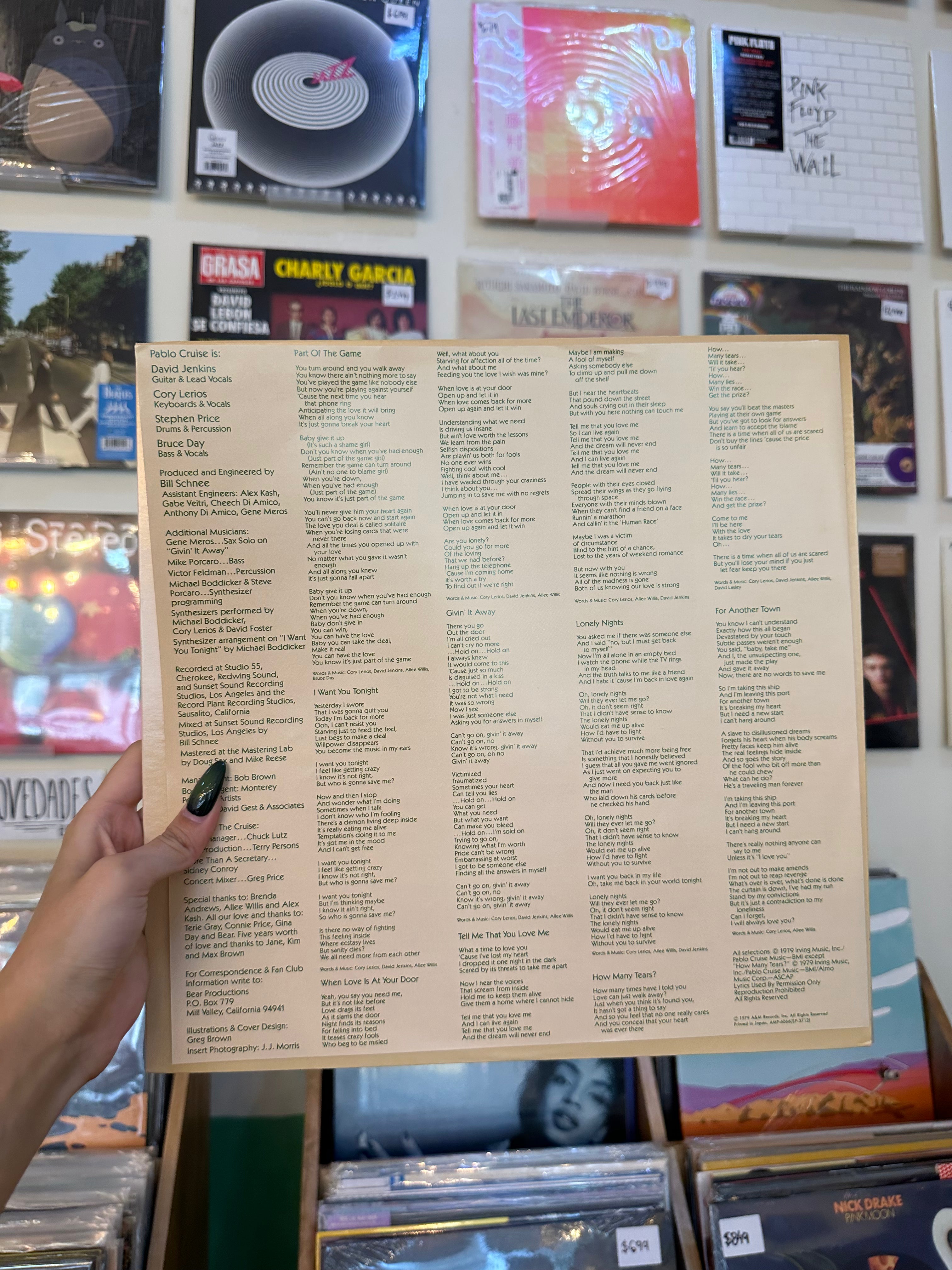Pablo Cruise – Part Of The Game (JP - 1979)