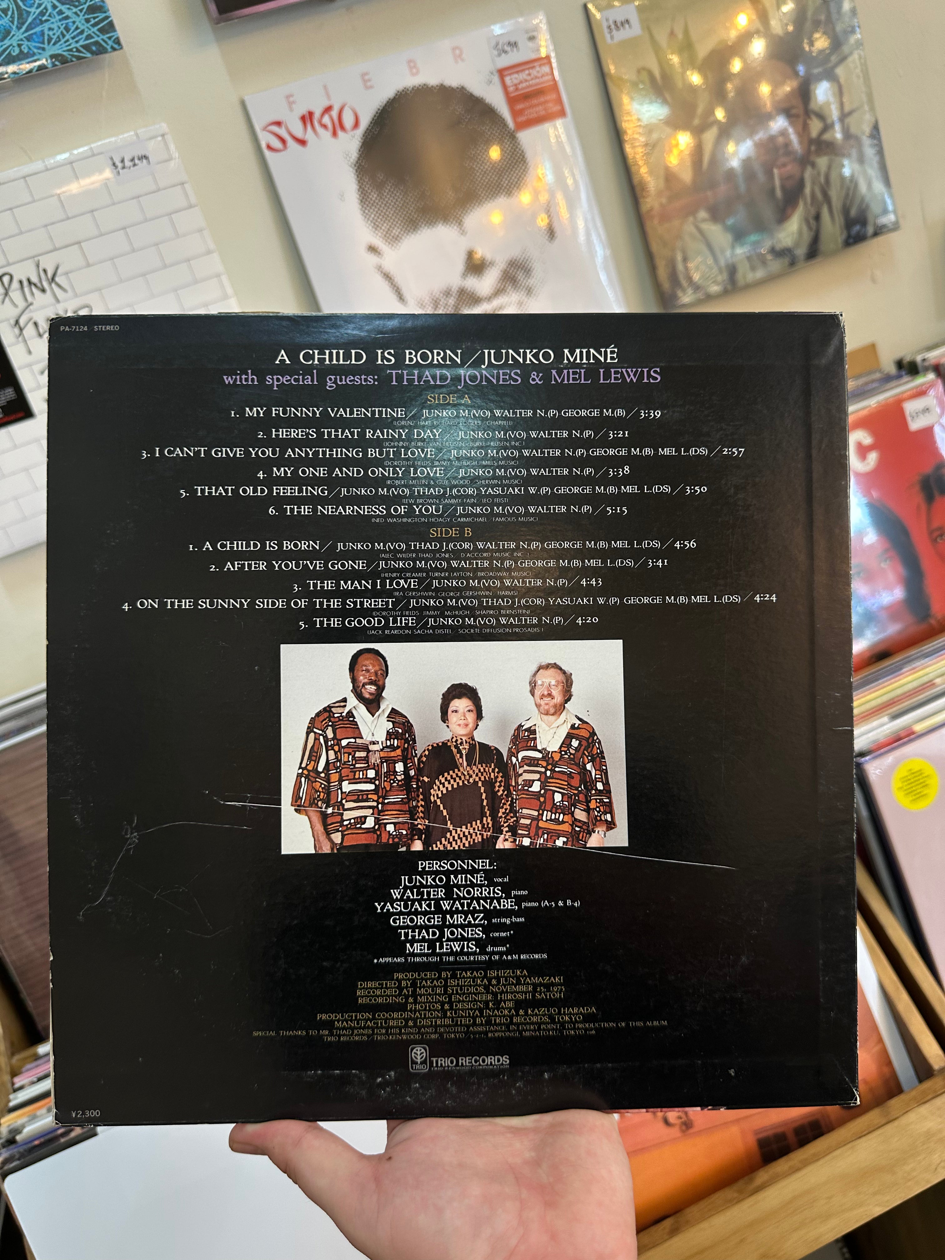 Junko Mine With Special Guests : Thad Jones & Mel Lewis – A Child Is Born (JPN-1976)