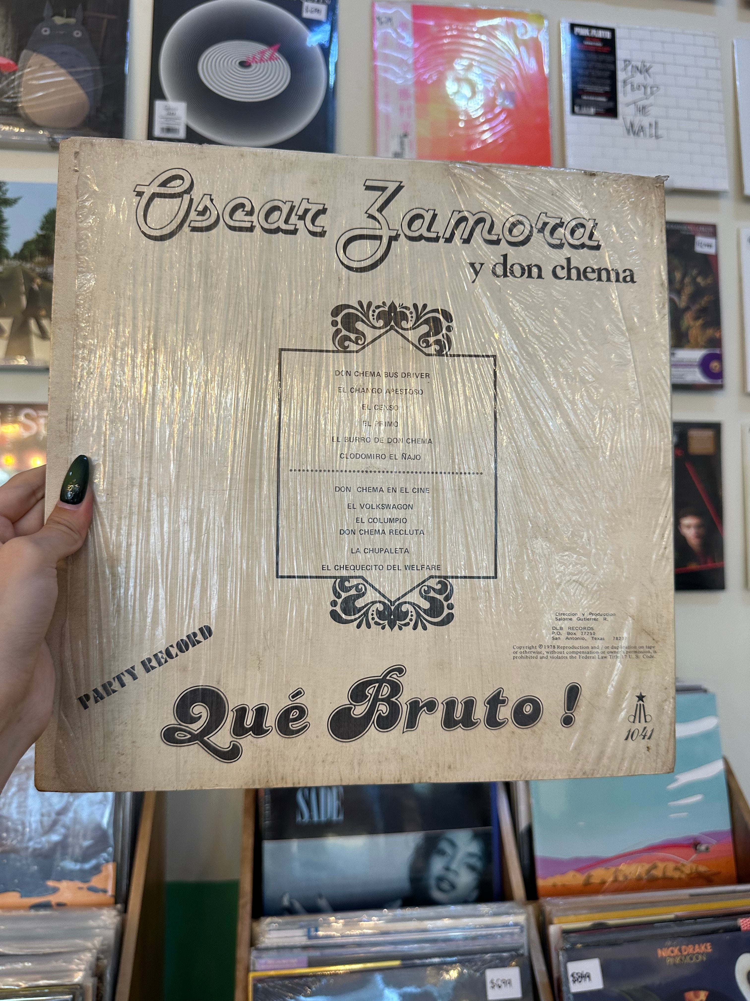 Oscar Zamora Y Don Chema – Qué Bruto! (US - 1978)