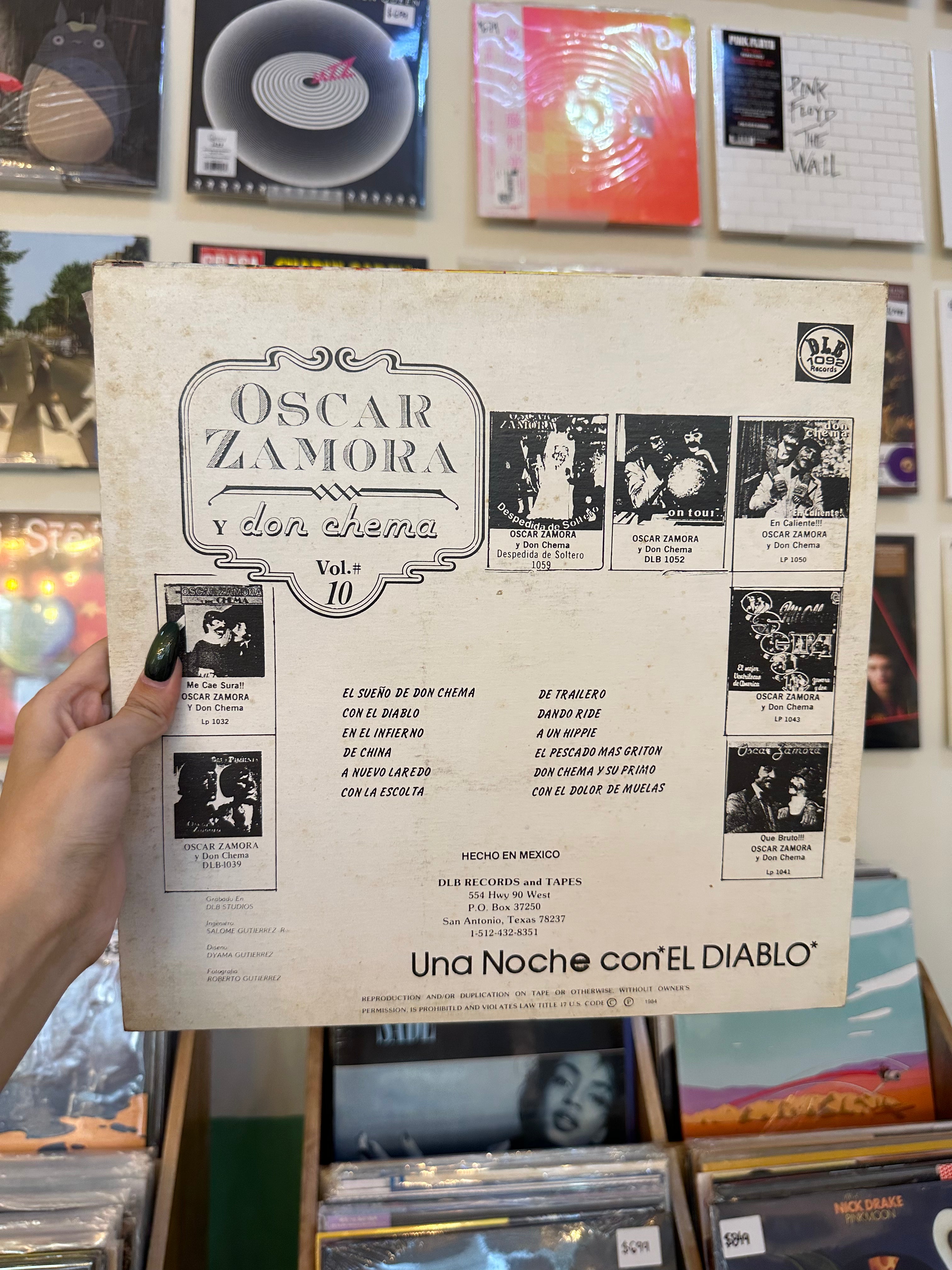 Oscar Zamora Y Don Chema – Una Noche Con El Diablo (US - 1984)