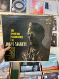 Jorge Negrete Con Marimba Panamericana Y Orquesta – Las Primeras Grabaciones de Jorge Negrete (US-1966)
