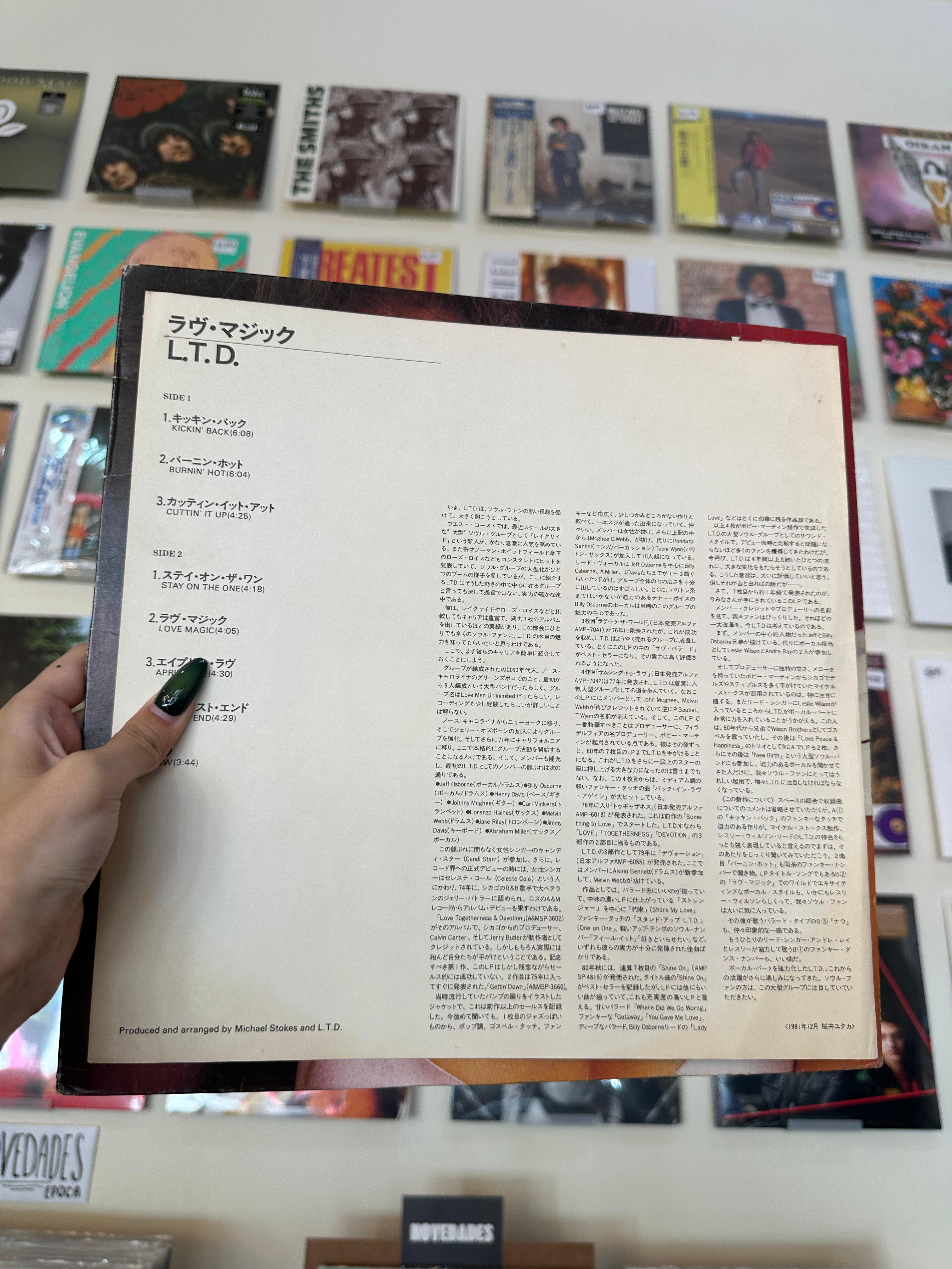 L.T.D. – Love Magic (JP-1981)
