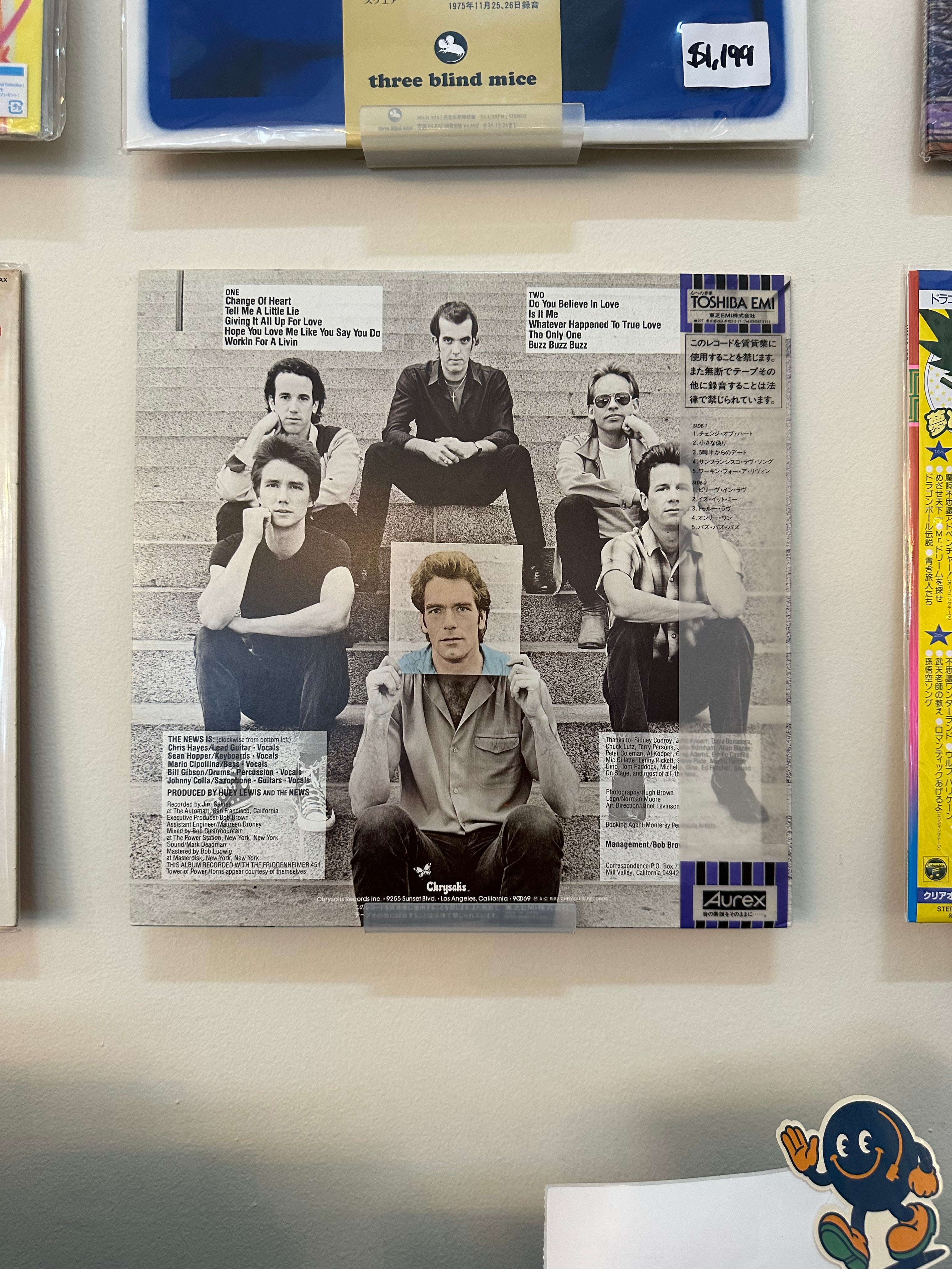 Huey Lewis And The News – Picture This (JPN-1982)
