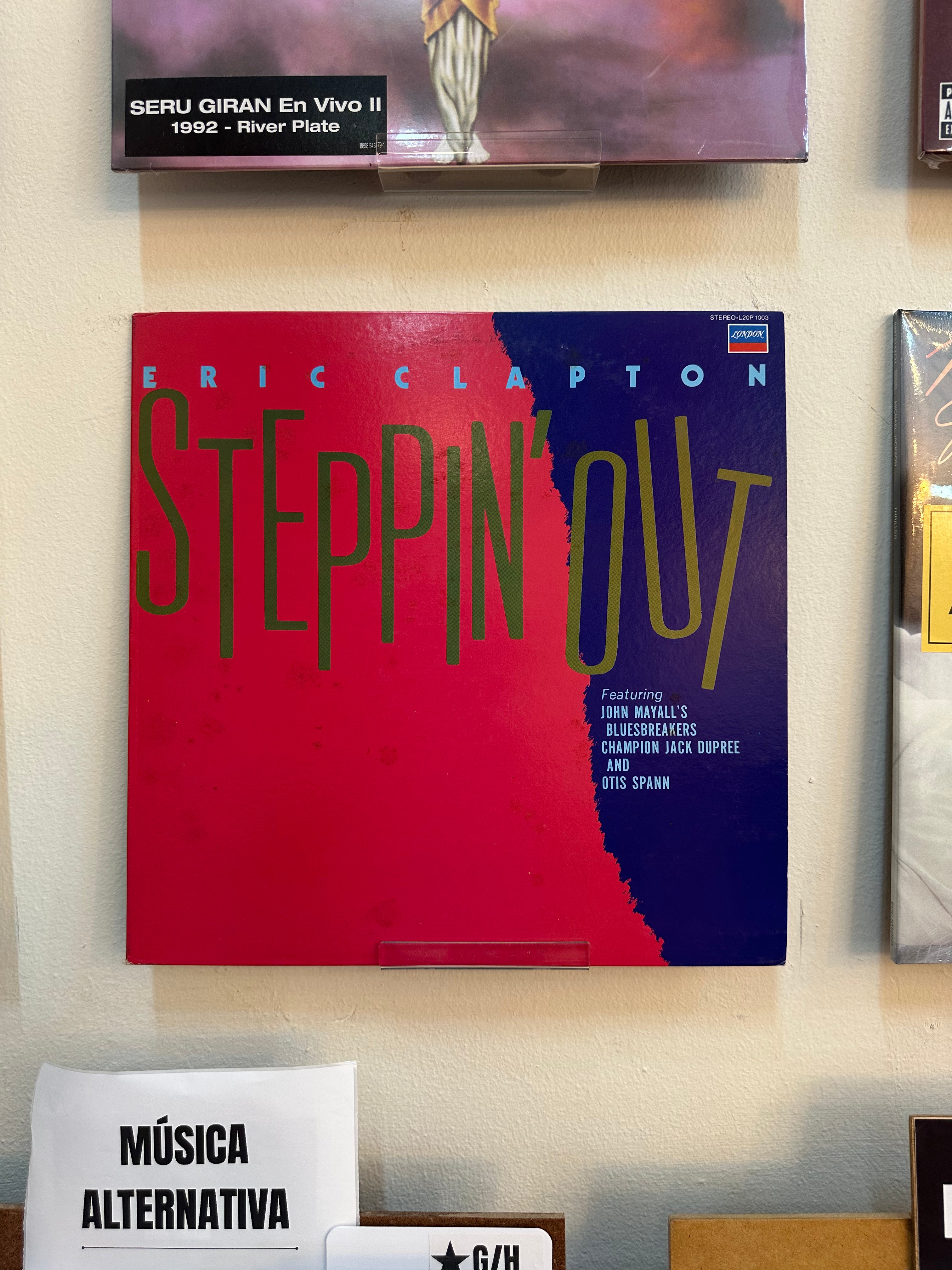 Eric Clapton Featured With John Mayall's Bluesbreakers – Steppin' Out (JPN 1981)