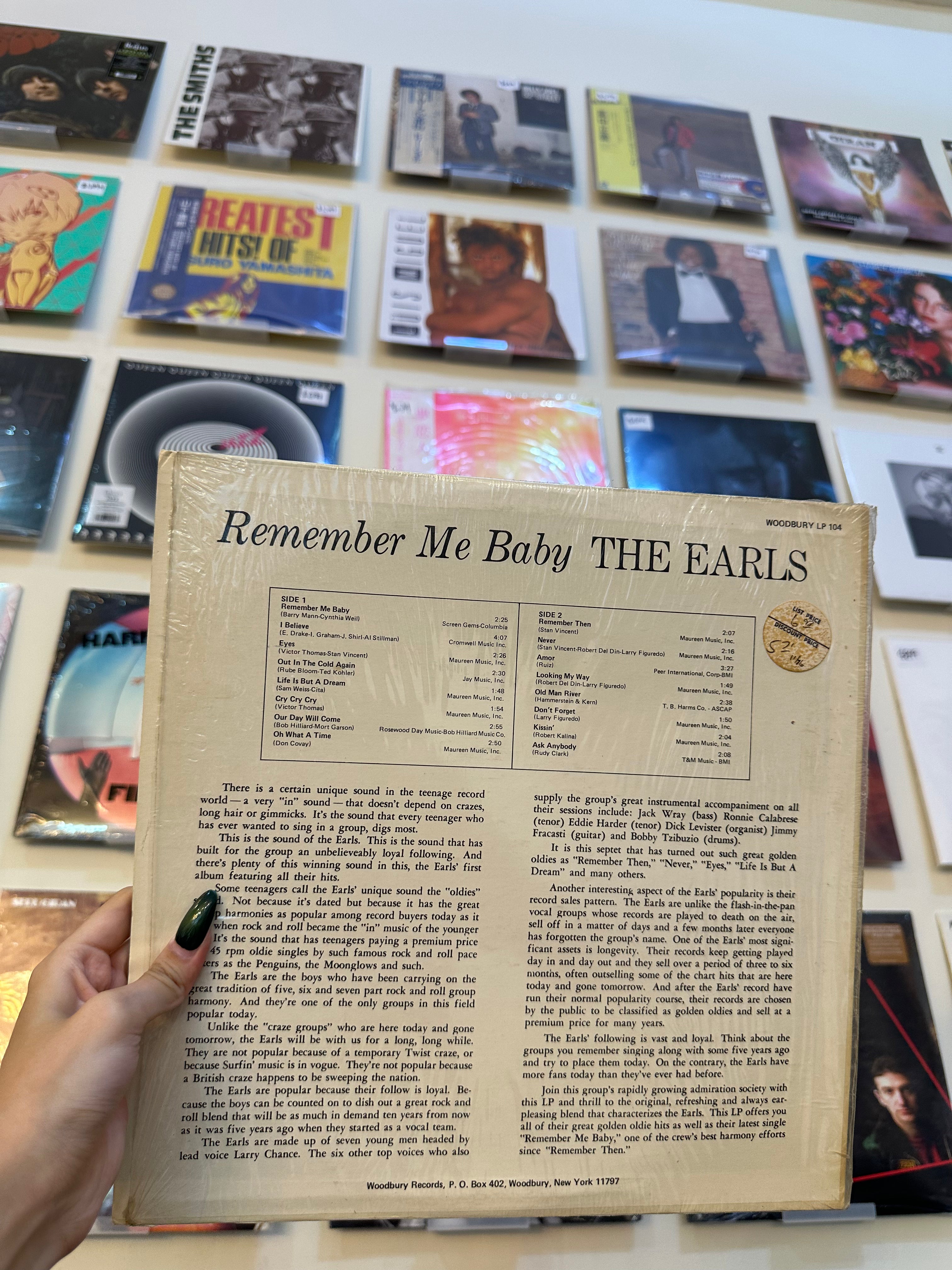 The Earls – Remember Me Baby (US 1980)