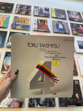 Toru Takemitsu / Tashi / Boston Symphony Orchestra / Seiji Ozawa – Quatrain / A Flock Descends Into The Pentagonal Garden (JPN 1980)