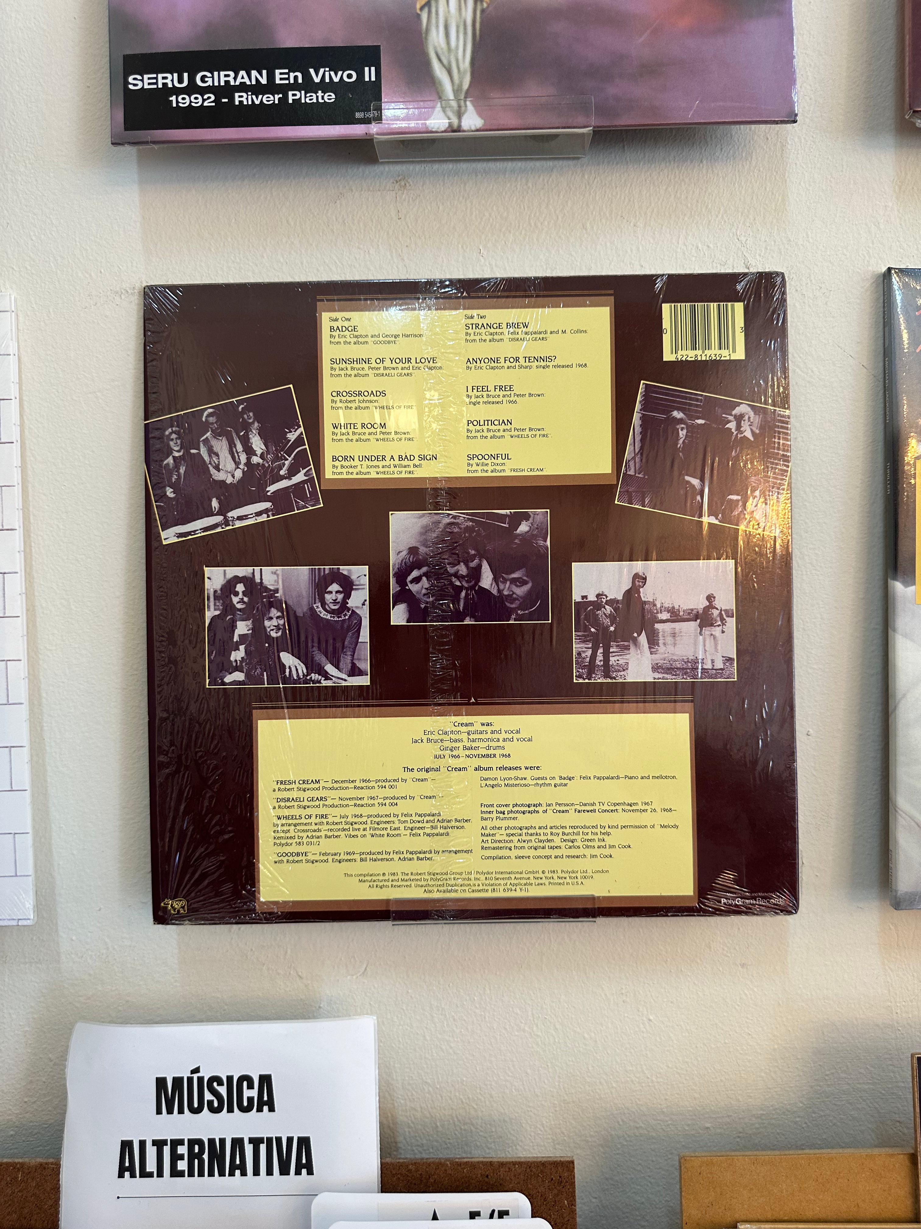 Cream – Strange Brew - The Very Best Of Cream (US 1983)