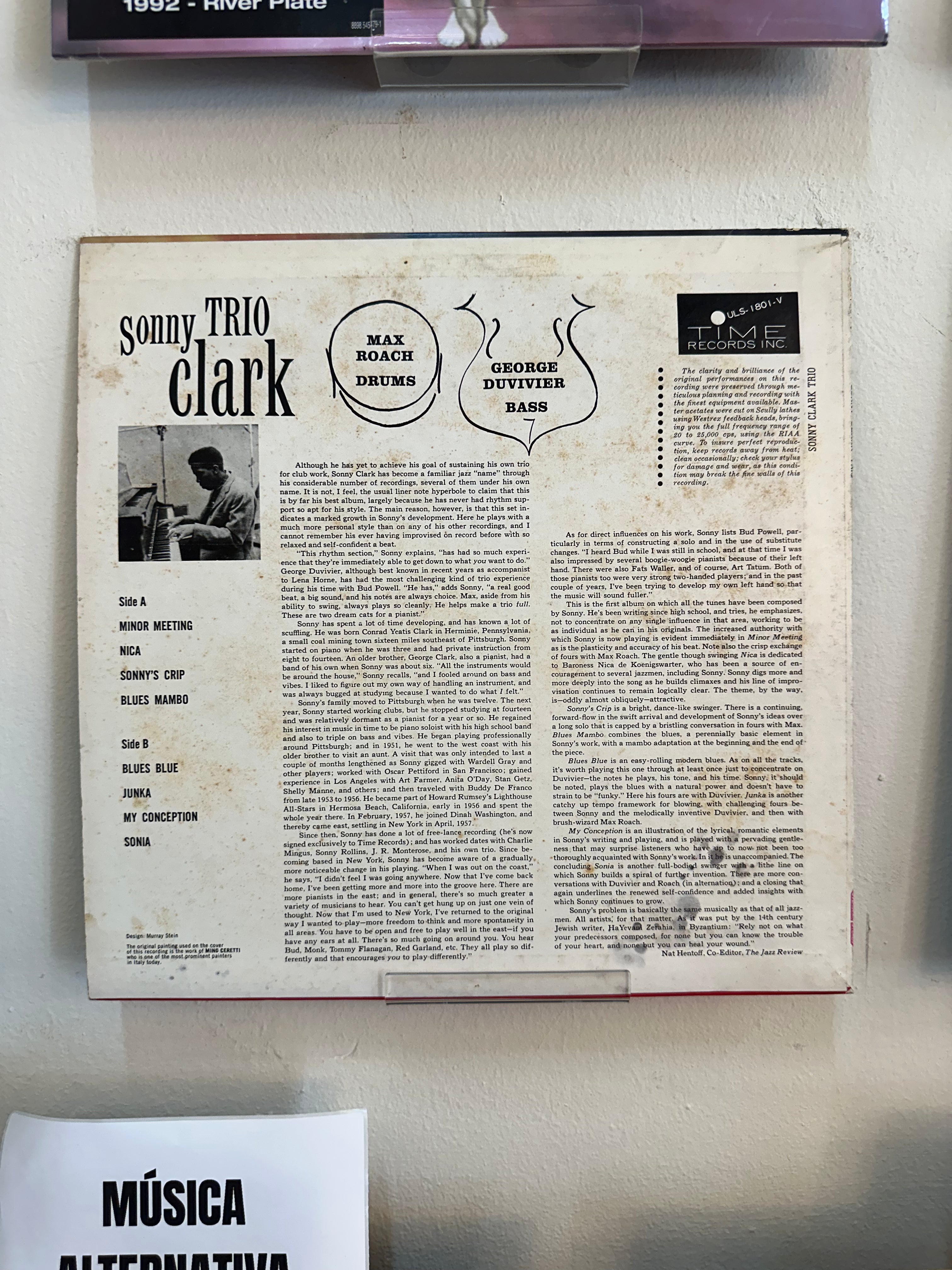 Sonny Clark Trio – Sonny Clark Trio (JPN 1975)