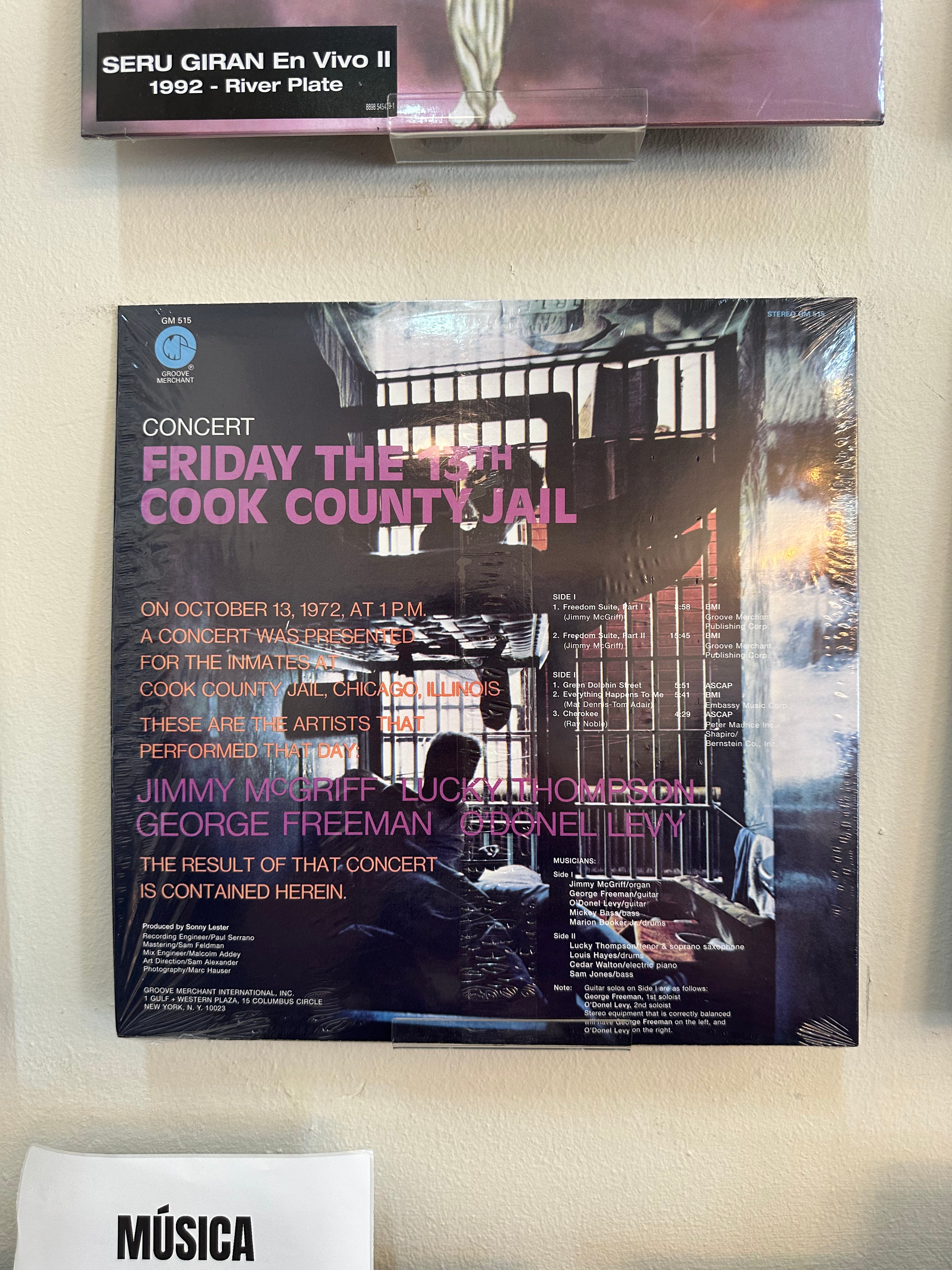 Jimmy McGriff – Friday The 13th. Cook County Jail. (US 1974)