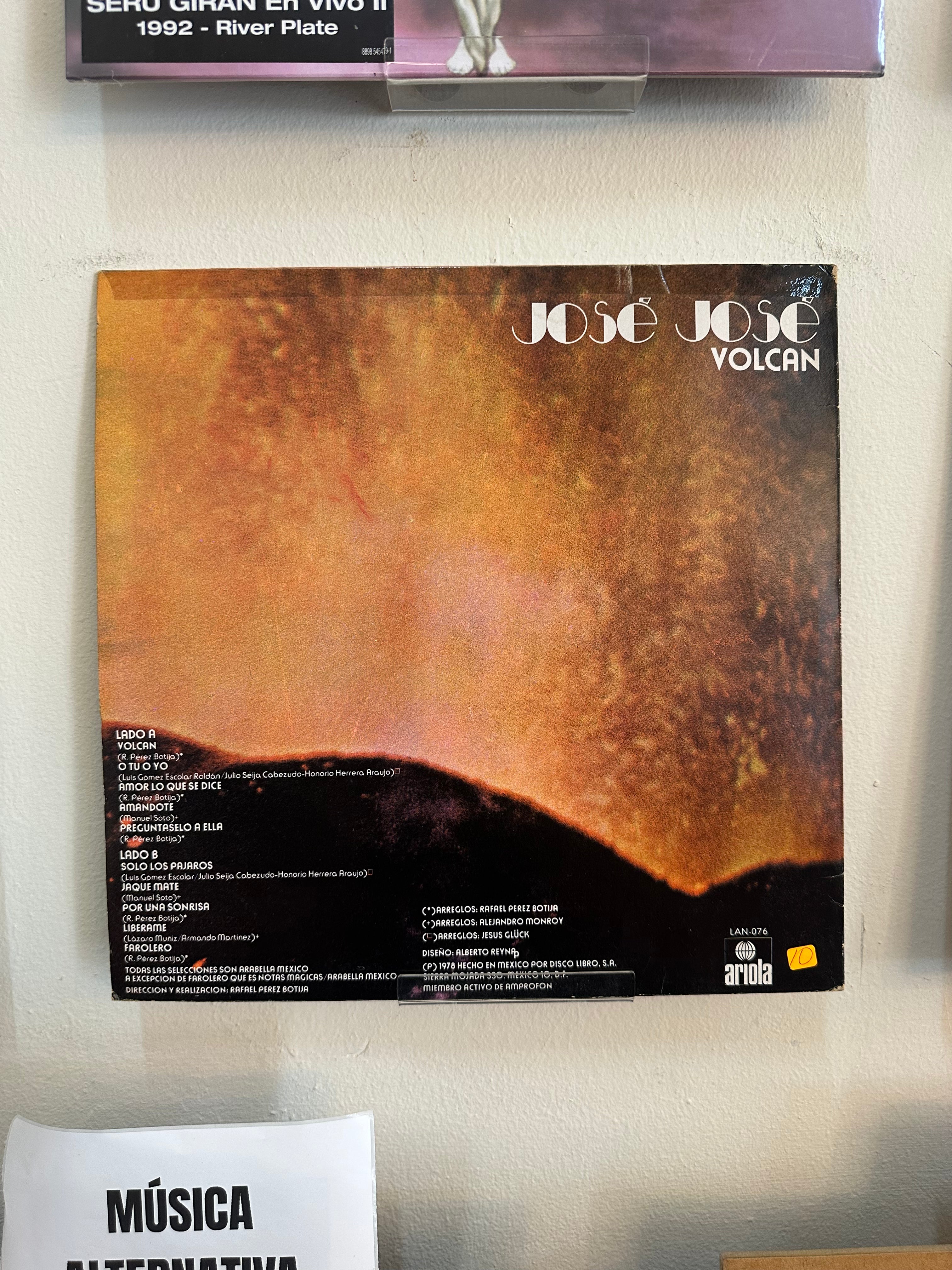 José José – Volcán (MX-1979)