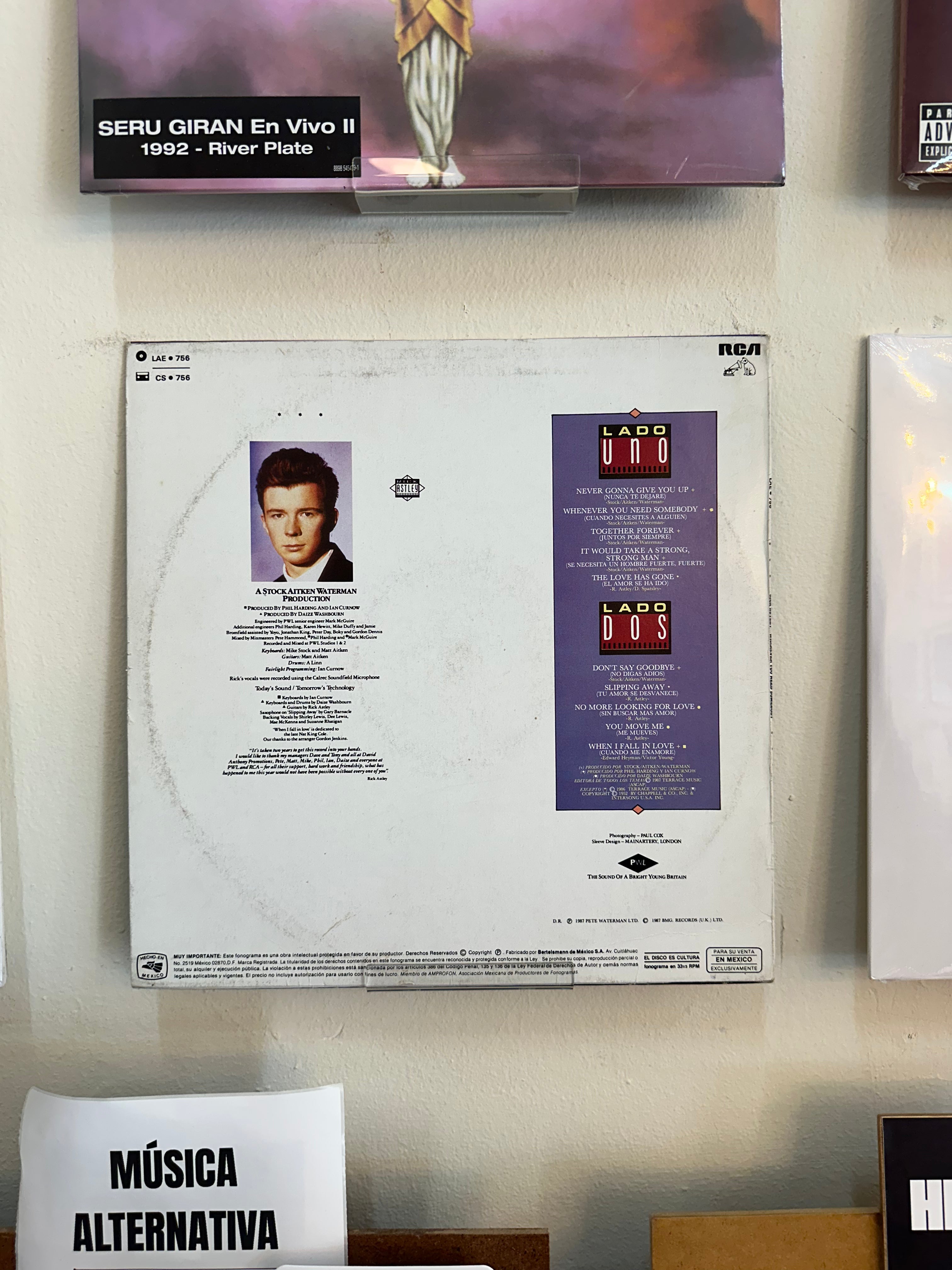 Rick Astley – Whenever You Need Somebody (MX-1988)