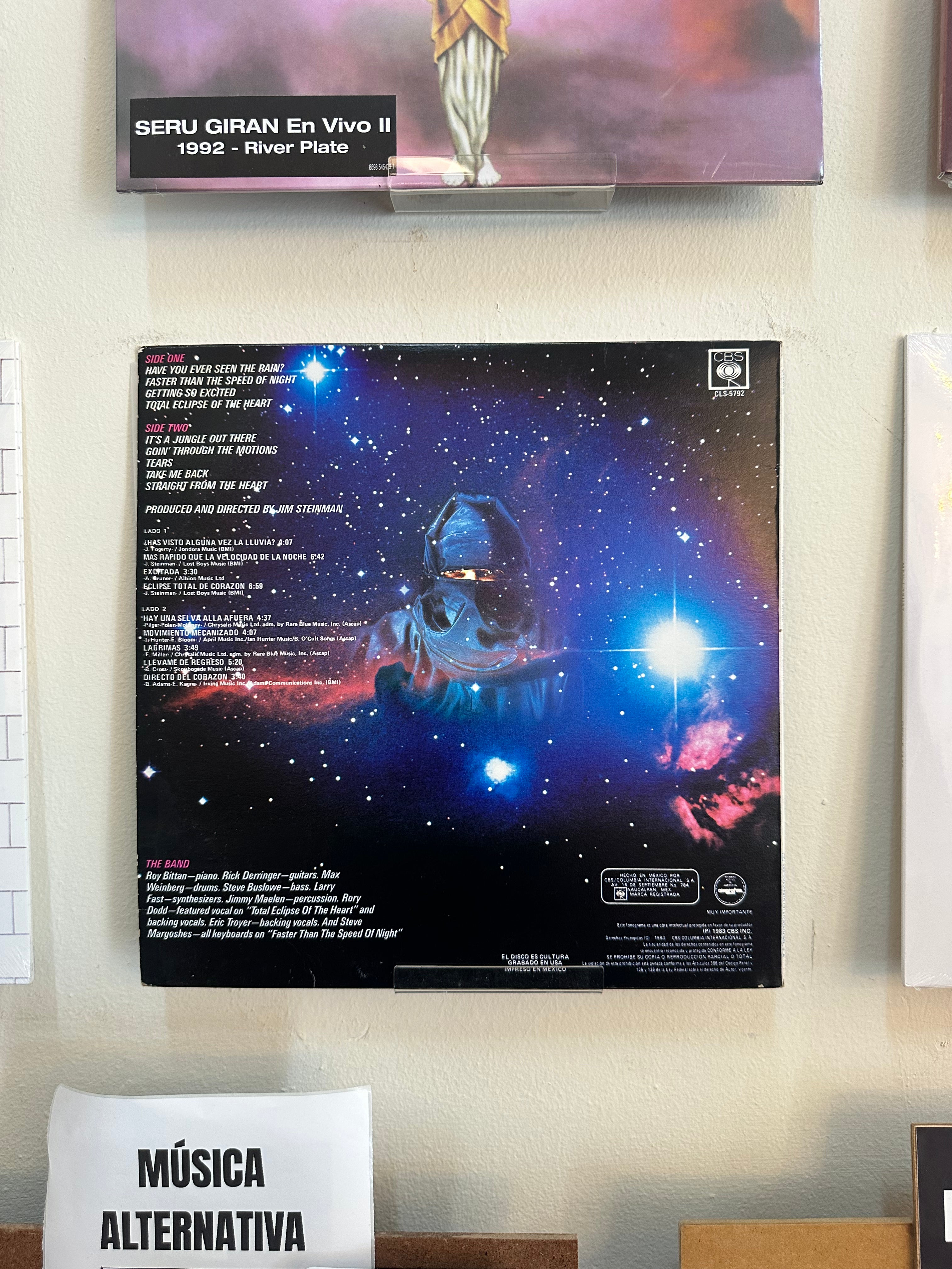 Bonnie Tyler – Faster Than The Speed Of Night (MX-1983)